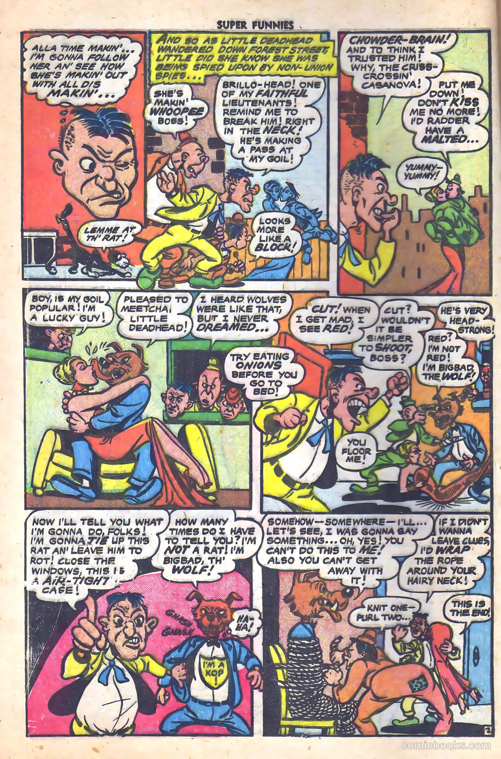 Super Funnies #2 (1954) — page 12 of 36