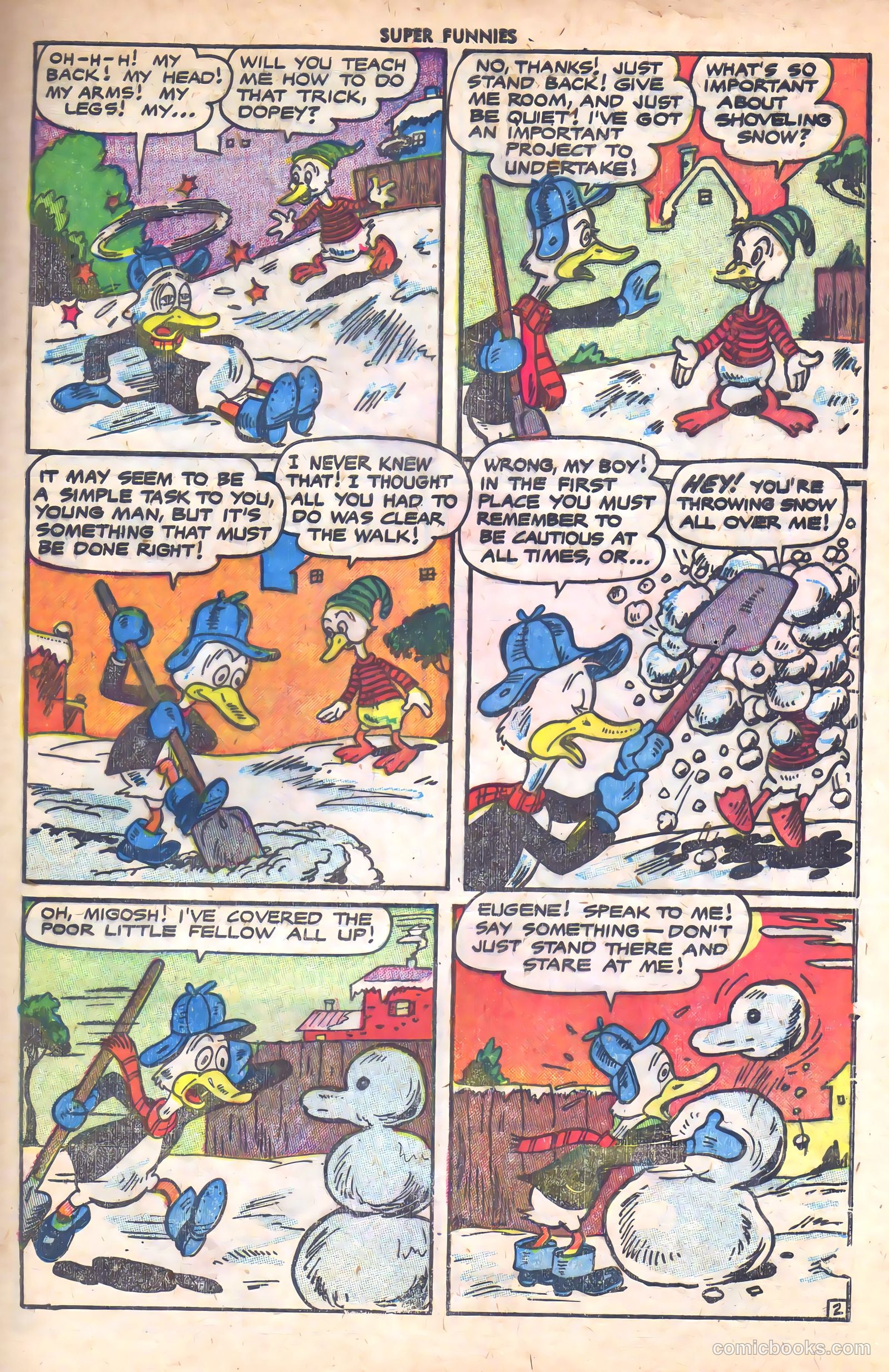 Super Funnies #2 (1954) — page 29 of 36