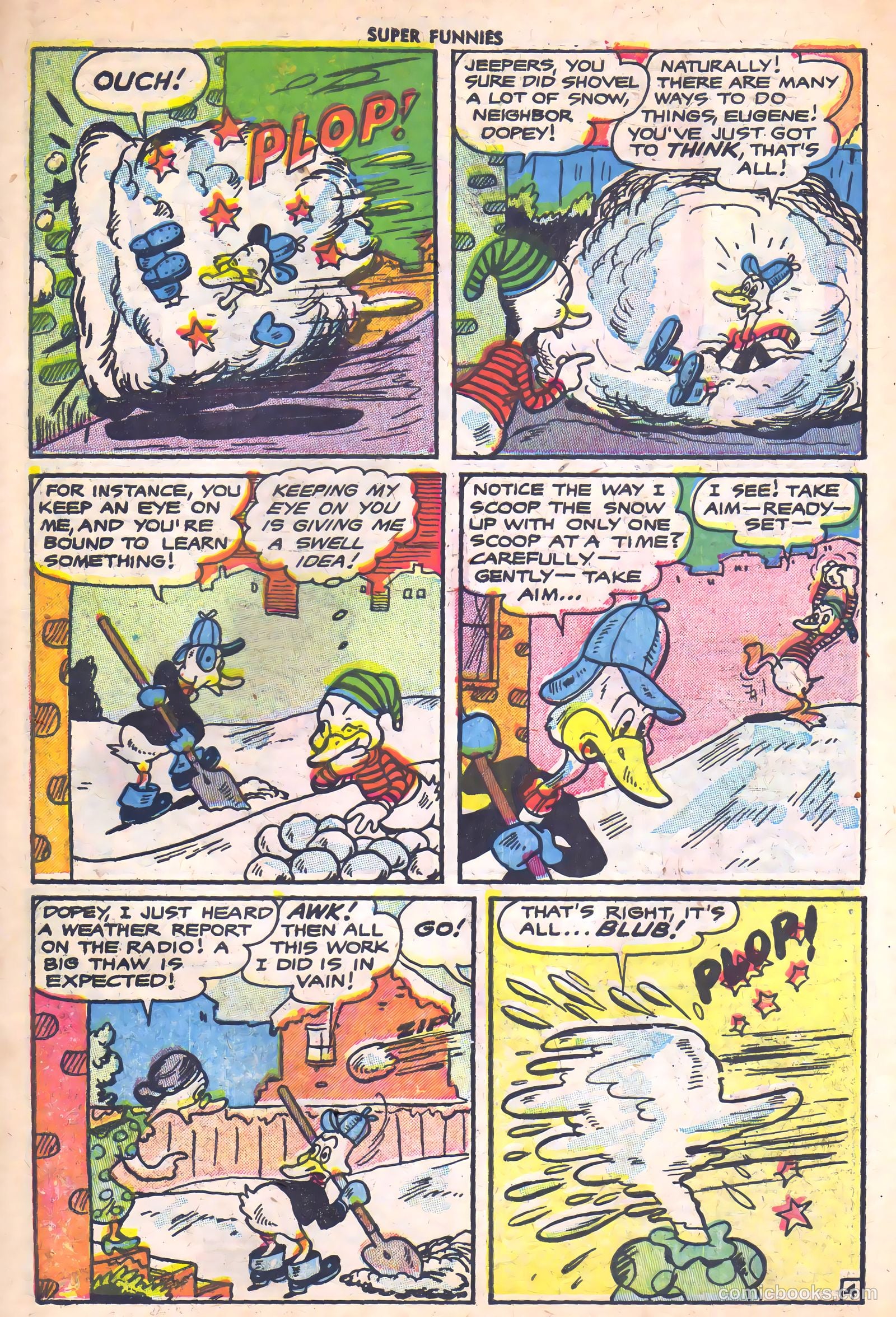 Super Funnies #2 (1954) — page 31 of 36