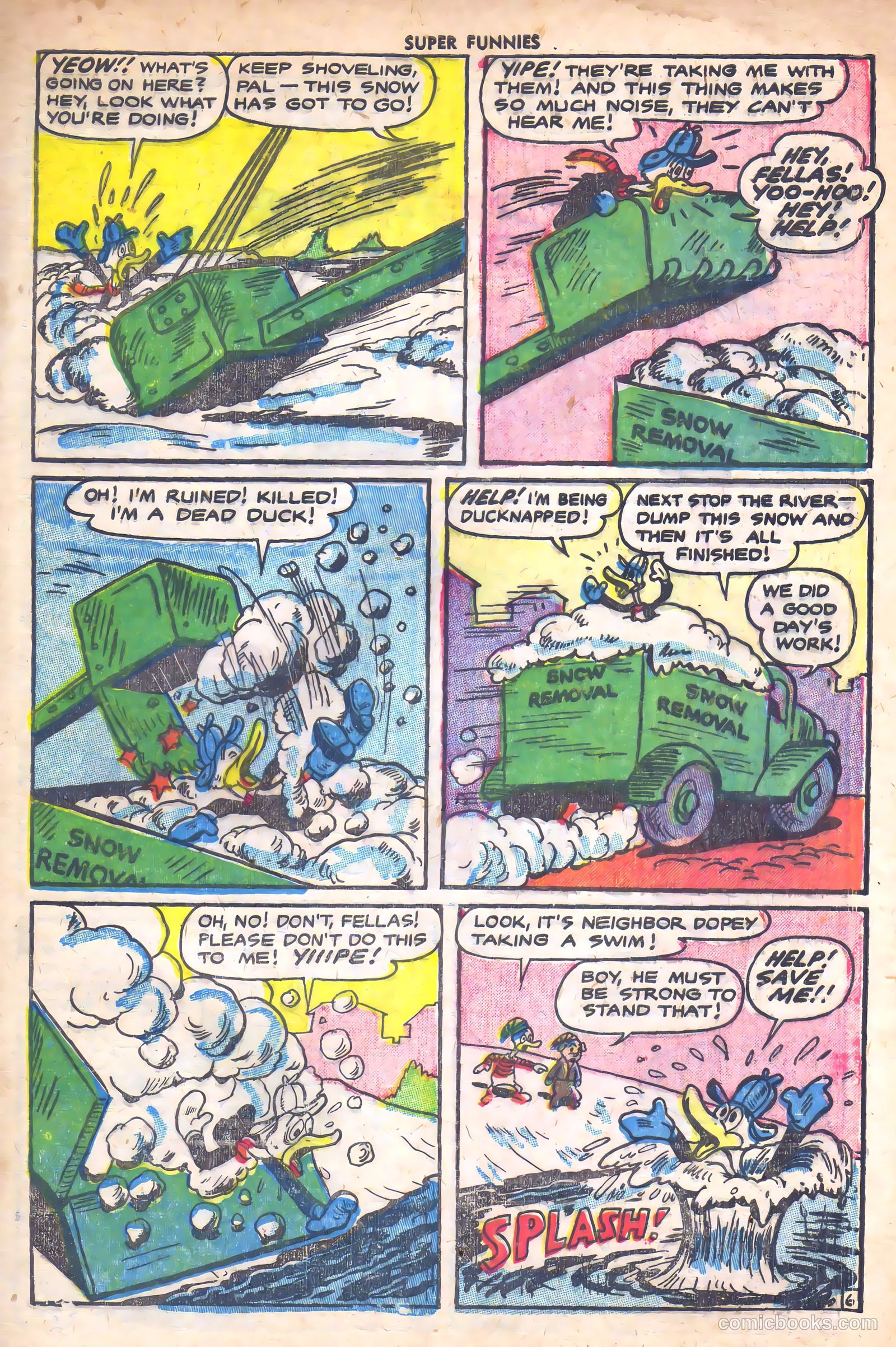 Super Funnies #2 (1954) — page 33 of 36