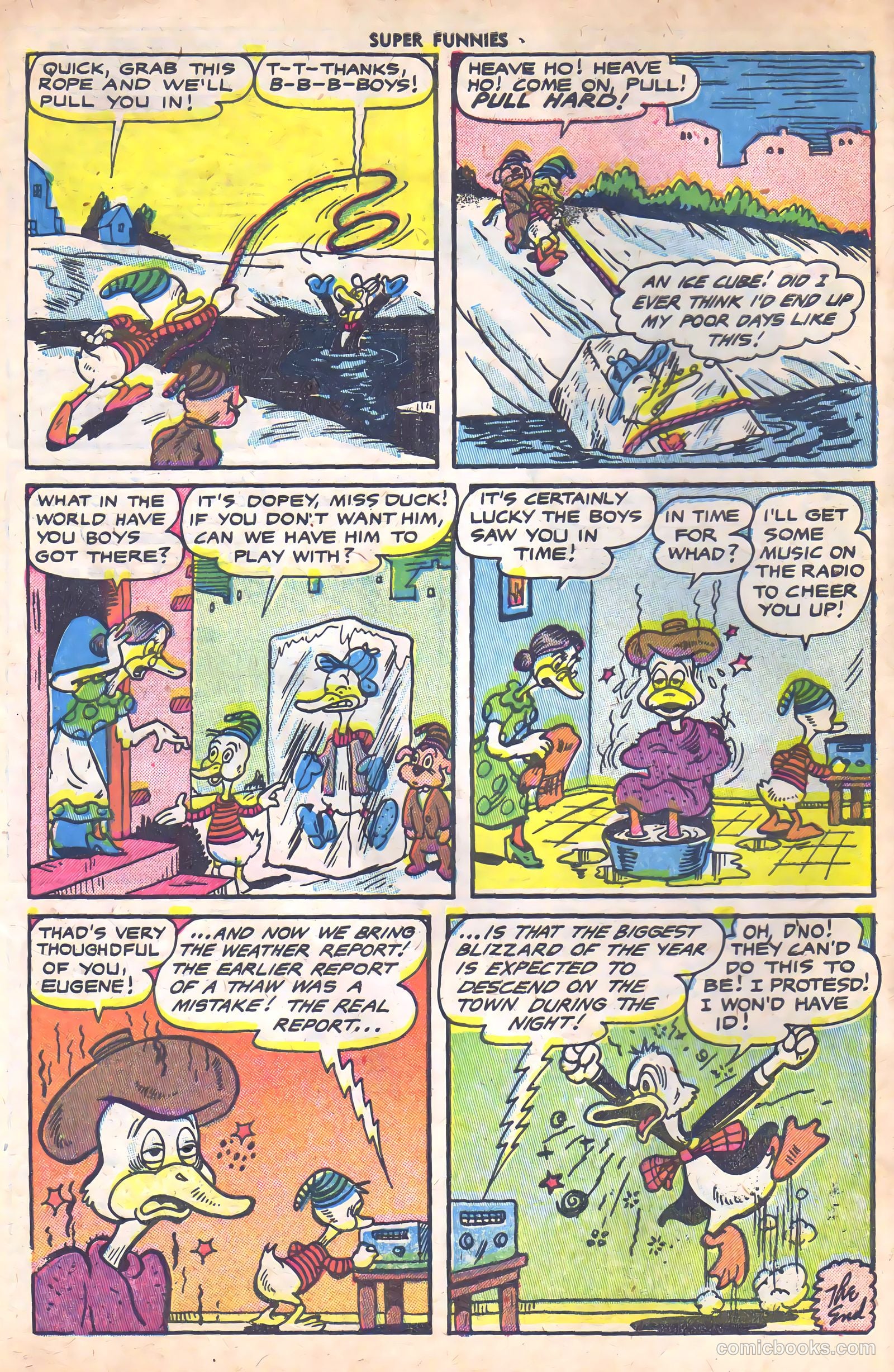 Super Funnies #2 (1954) — page 34 of 36