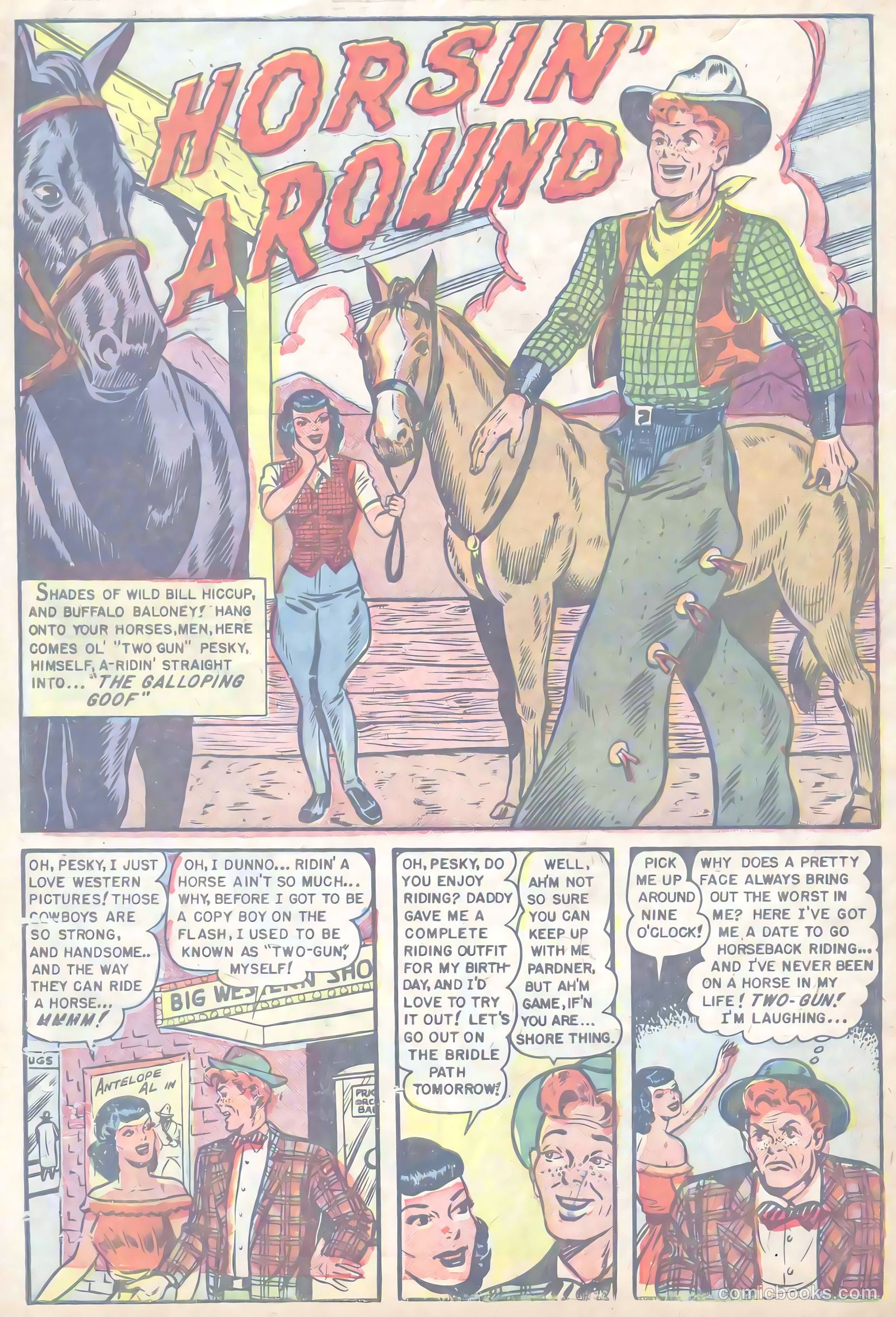 Super Funnies #4 (1954) — page 30 of 36