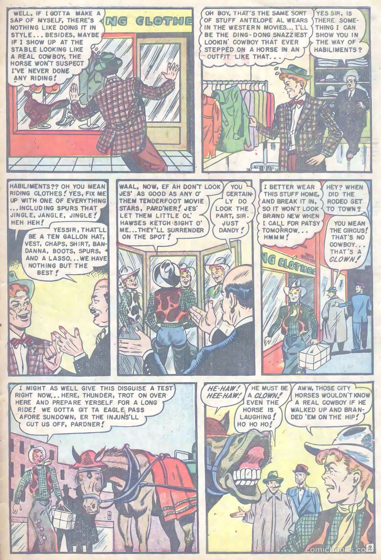 Super Funnies #4 (1954) — page 31 of 36