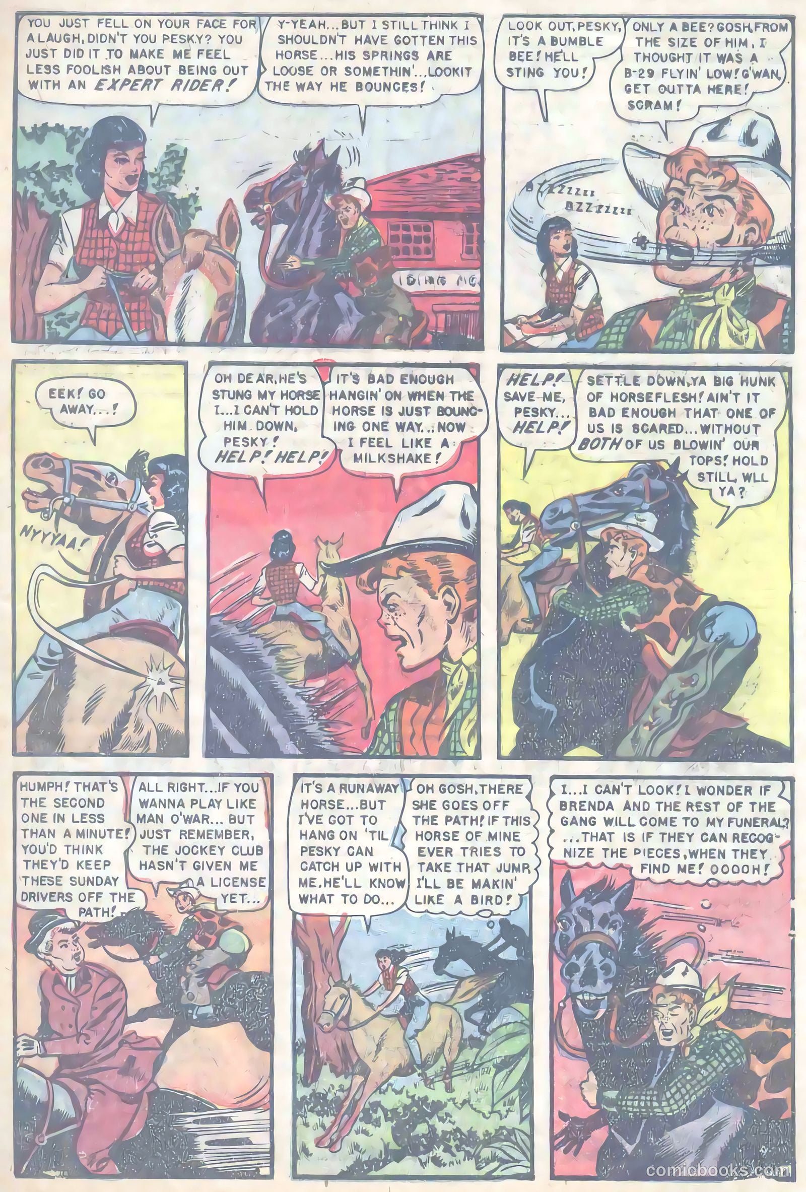 Super Funnies #4 (1954) — page 33 of 36