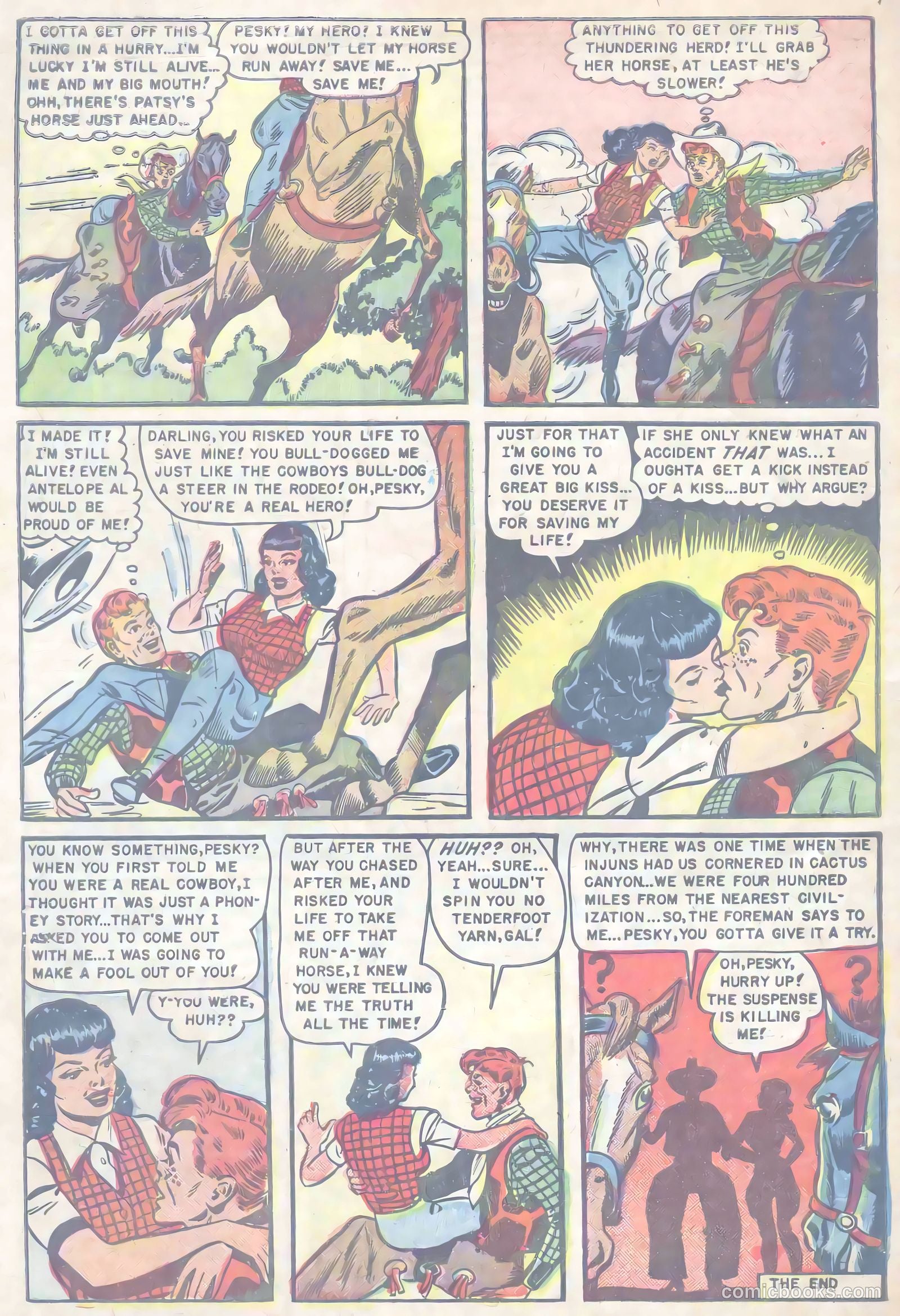 Super Funnies #4 (1954) — page 34 of 36