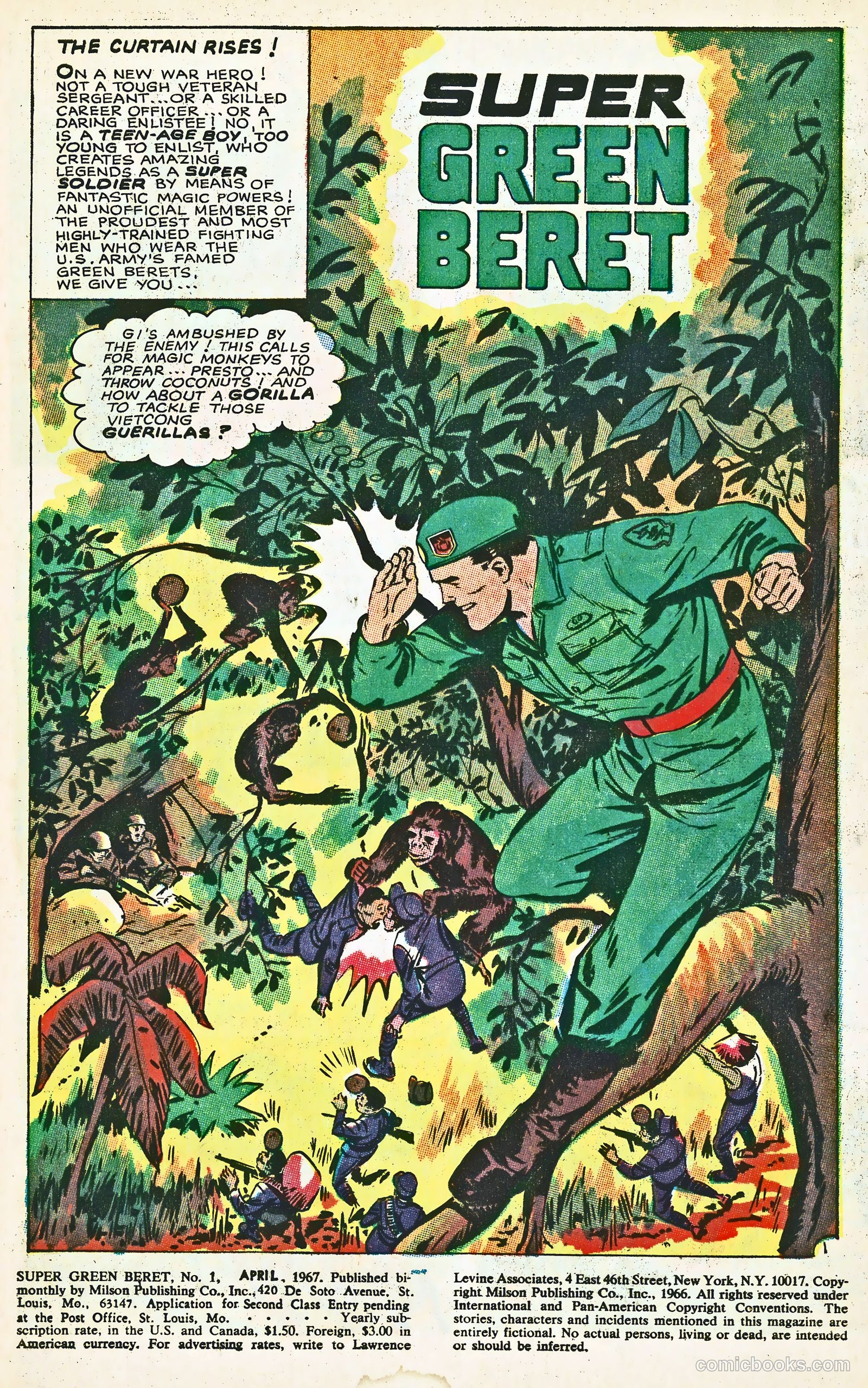 Super Green Beret #1 (1967) — page 3 of 67