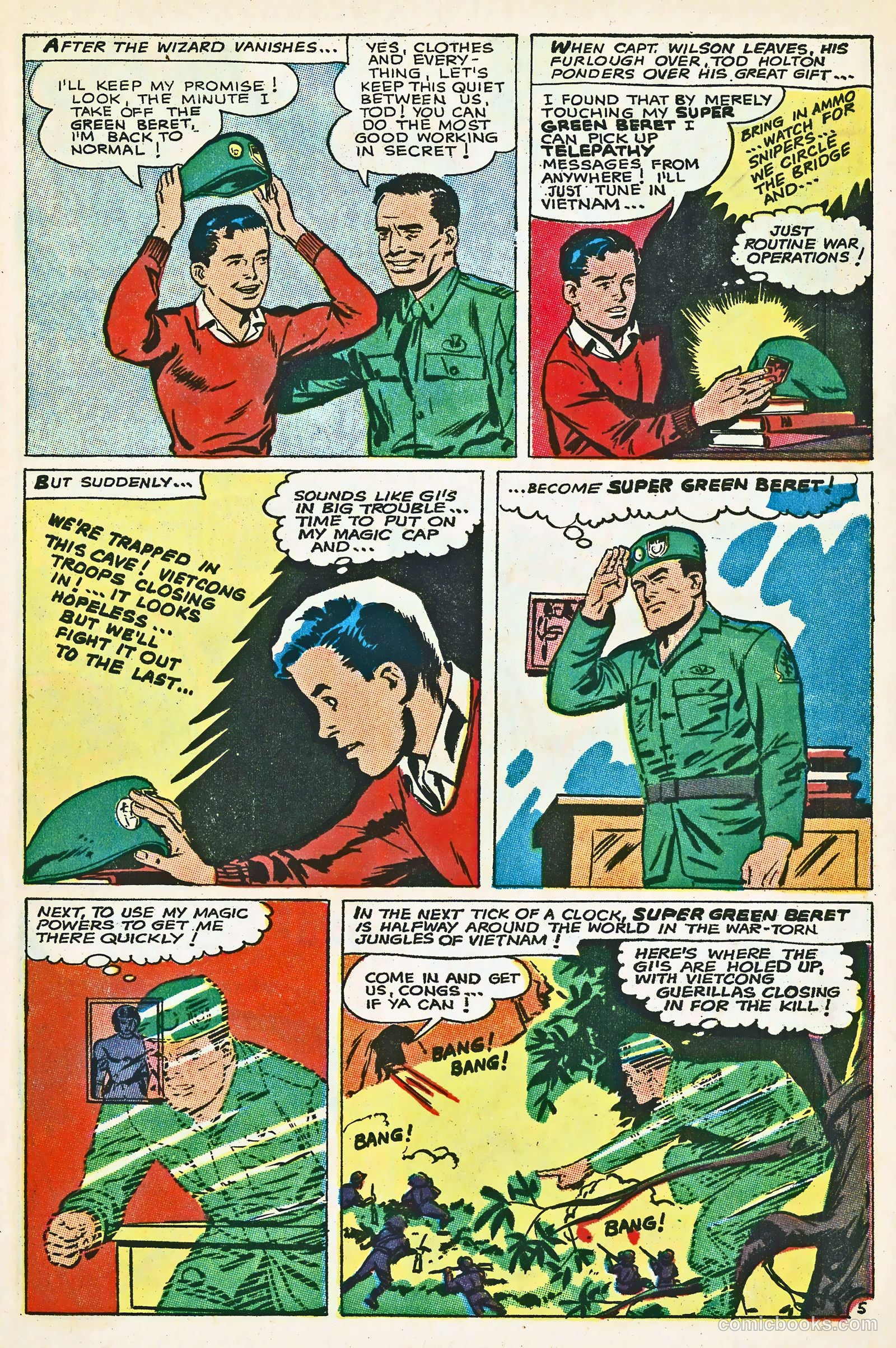 Super Green Beret #1 (1967) — page 7 of 67