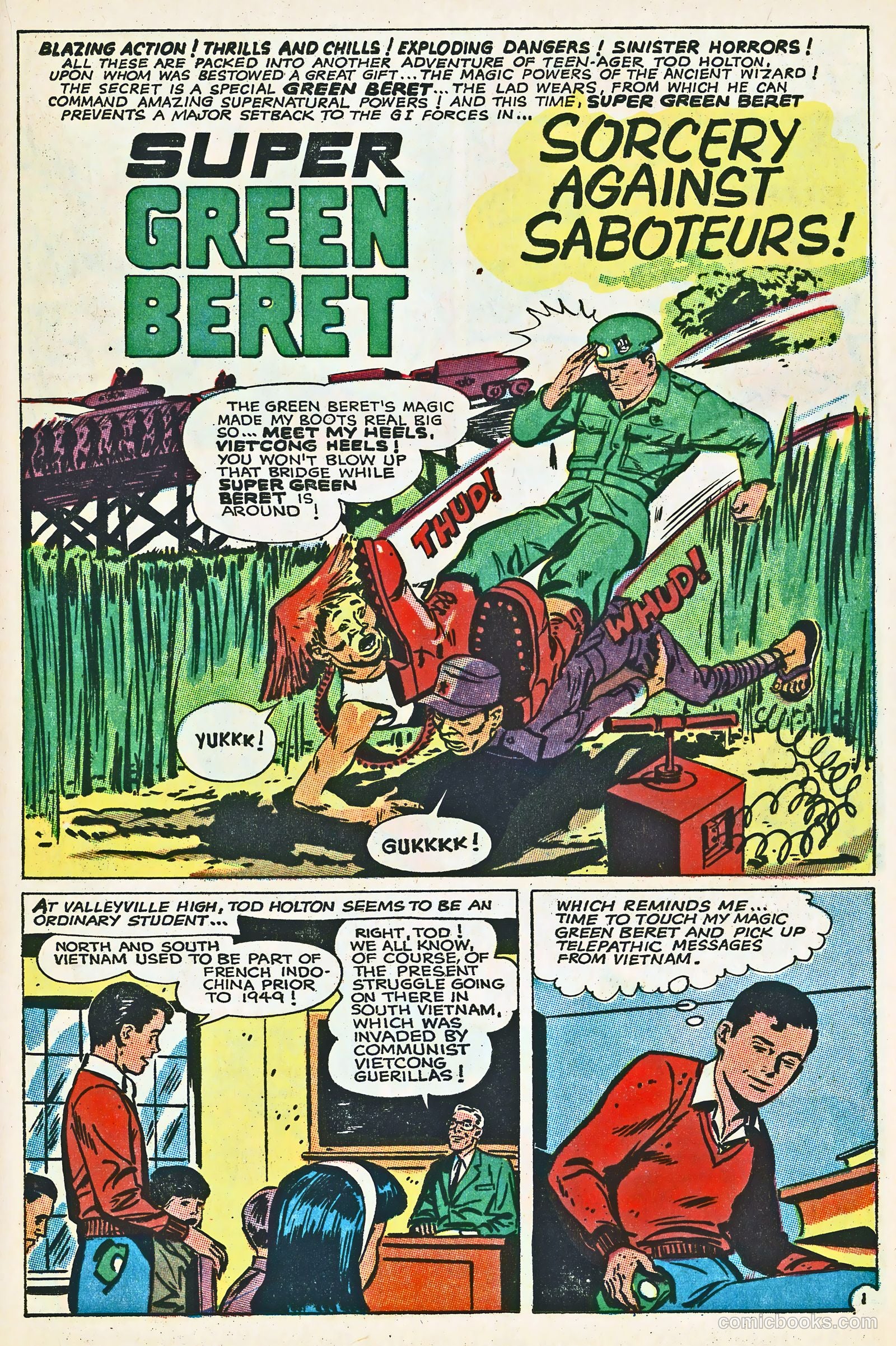 Super Green Beret #1 (1967) — page 54 of 67