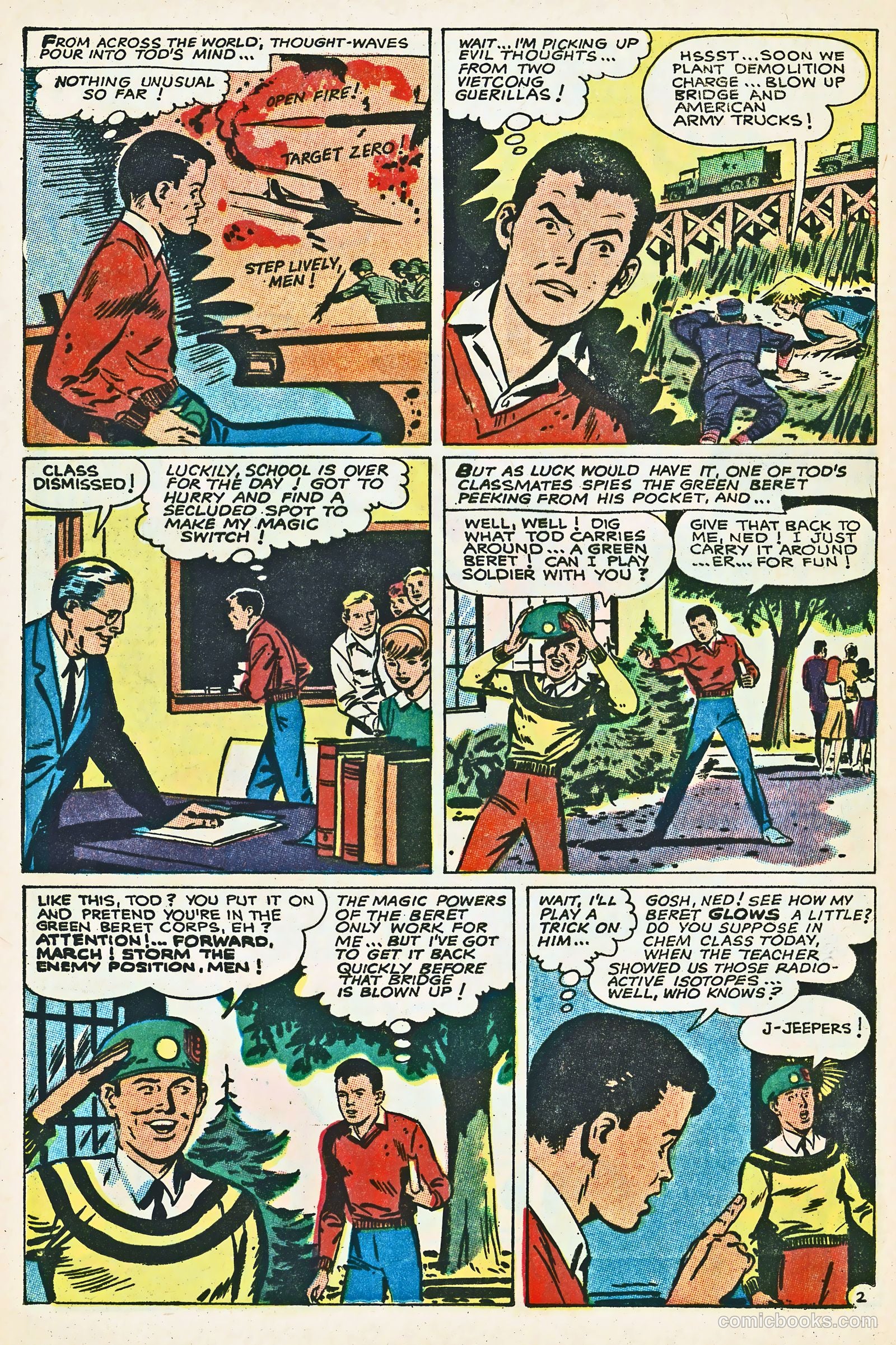 Super Green Beret #1 (1967) — page 55 of 67