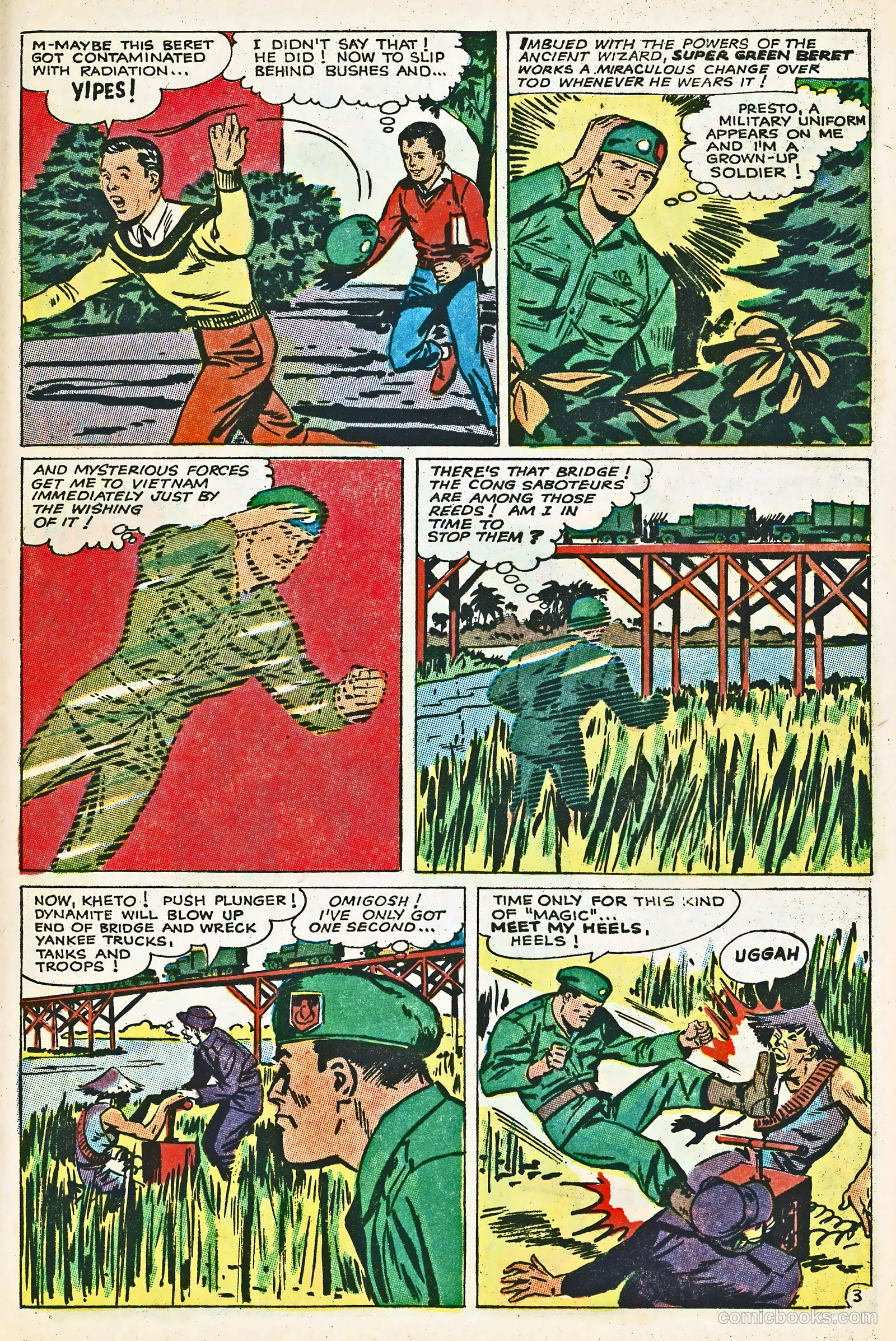 Super Green Beret #1 (1967) — page 56 of 67