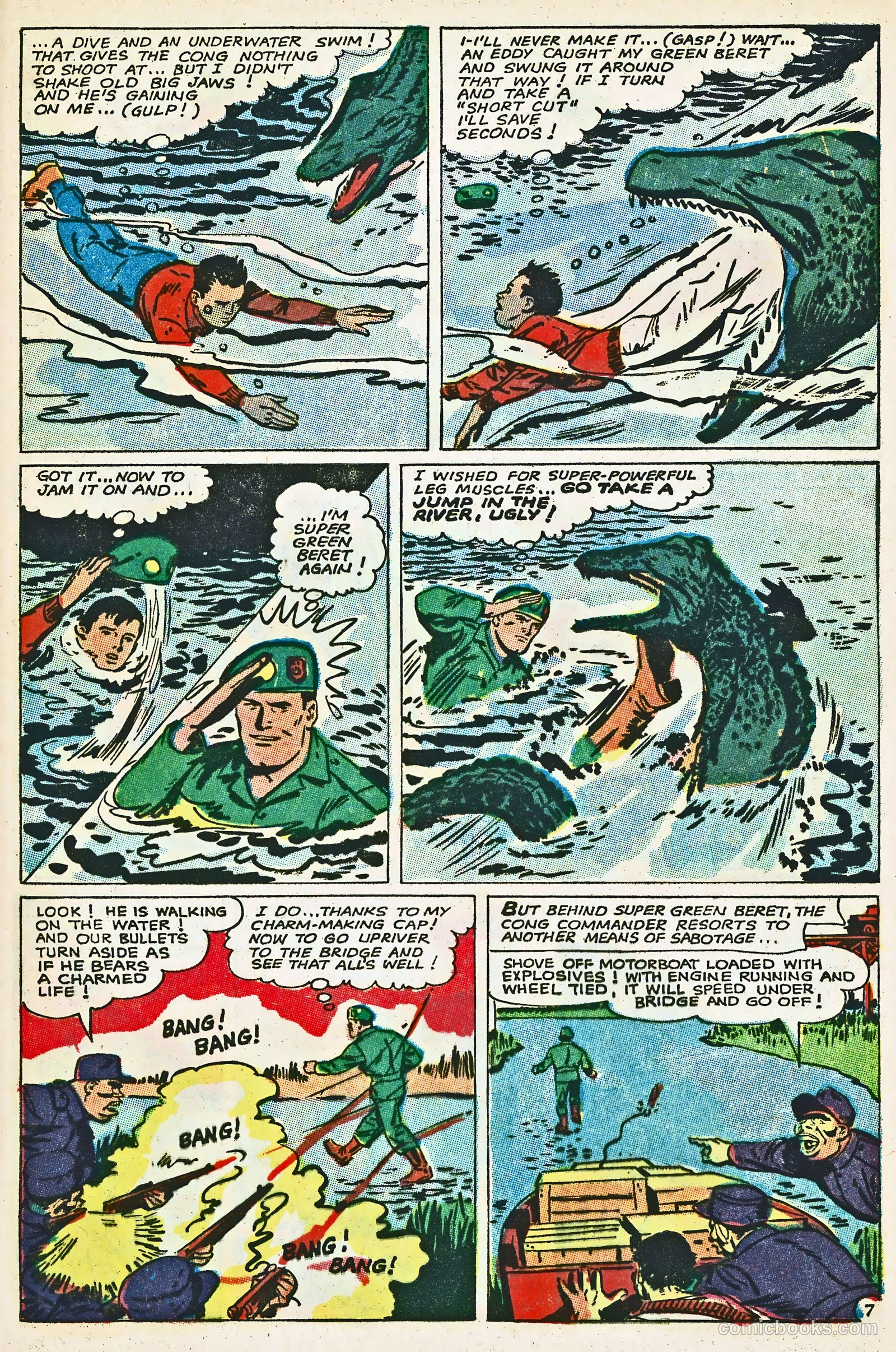 Super Green Beret #1 (1967) — page 60 of 67