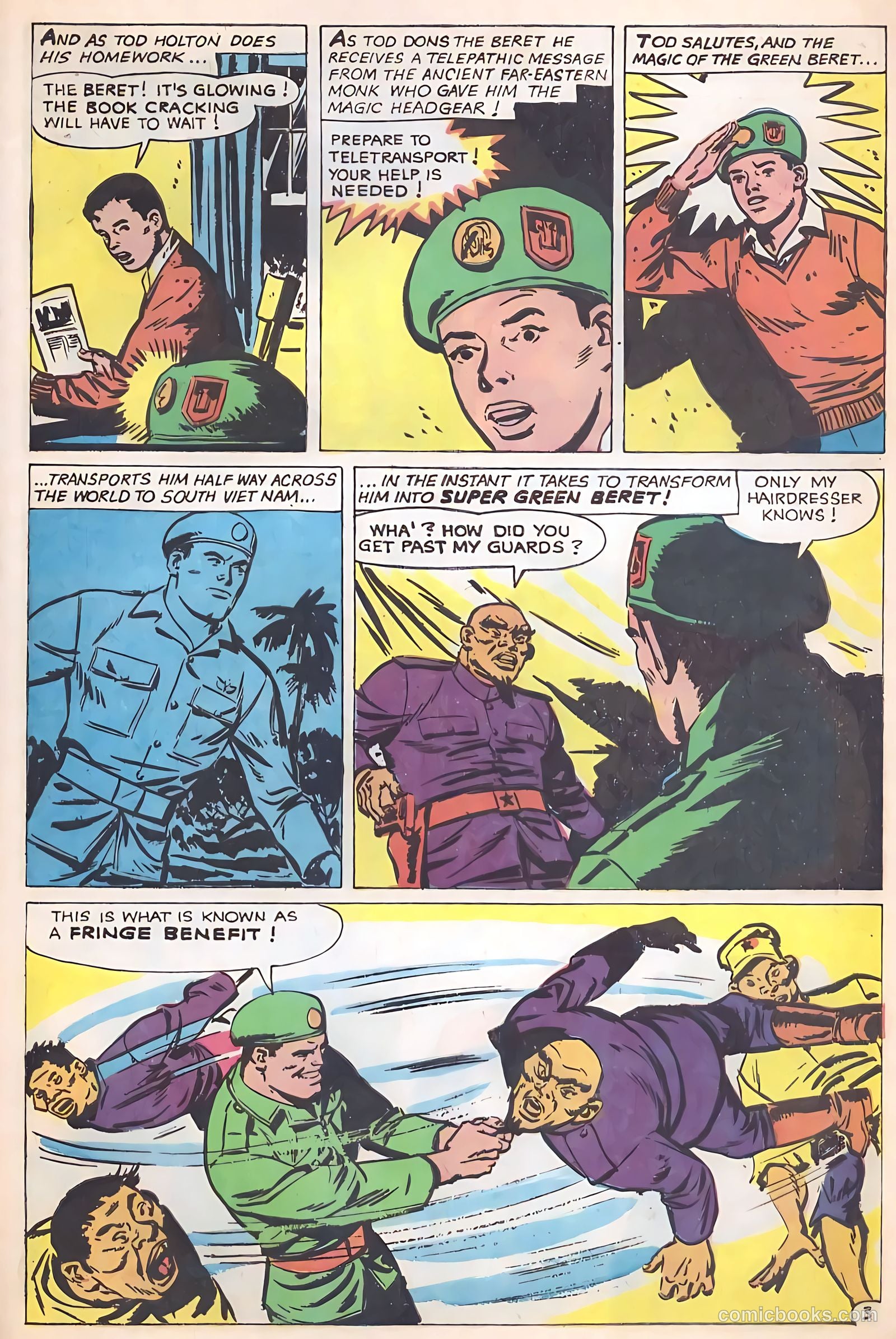 Super Green Beret #2 (1967) — page 56 of 67