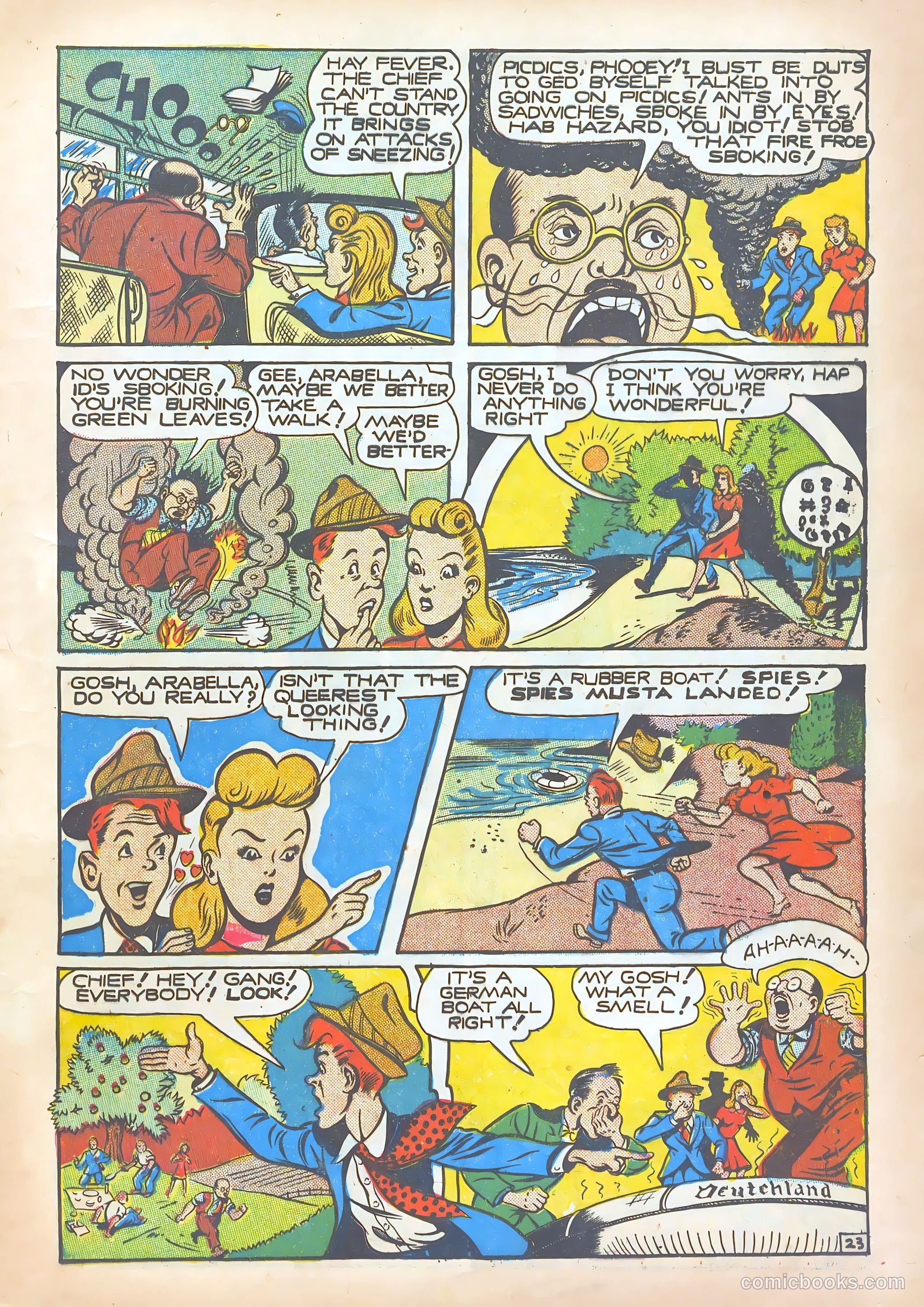 Super-Mystery Comics #1 (1948) — page 25 of 58