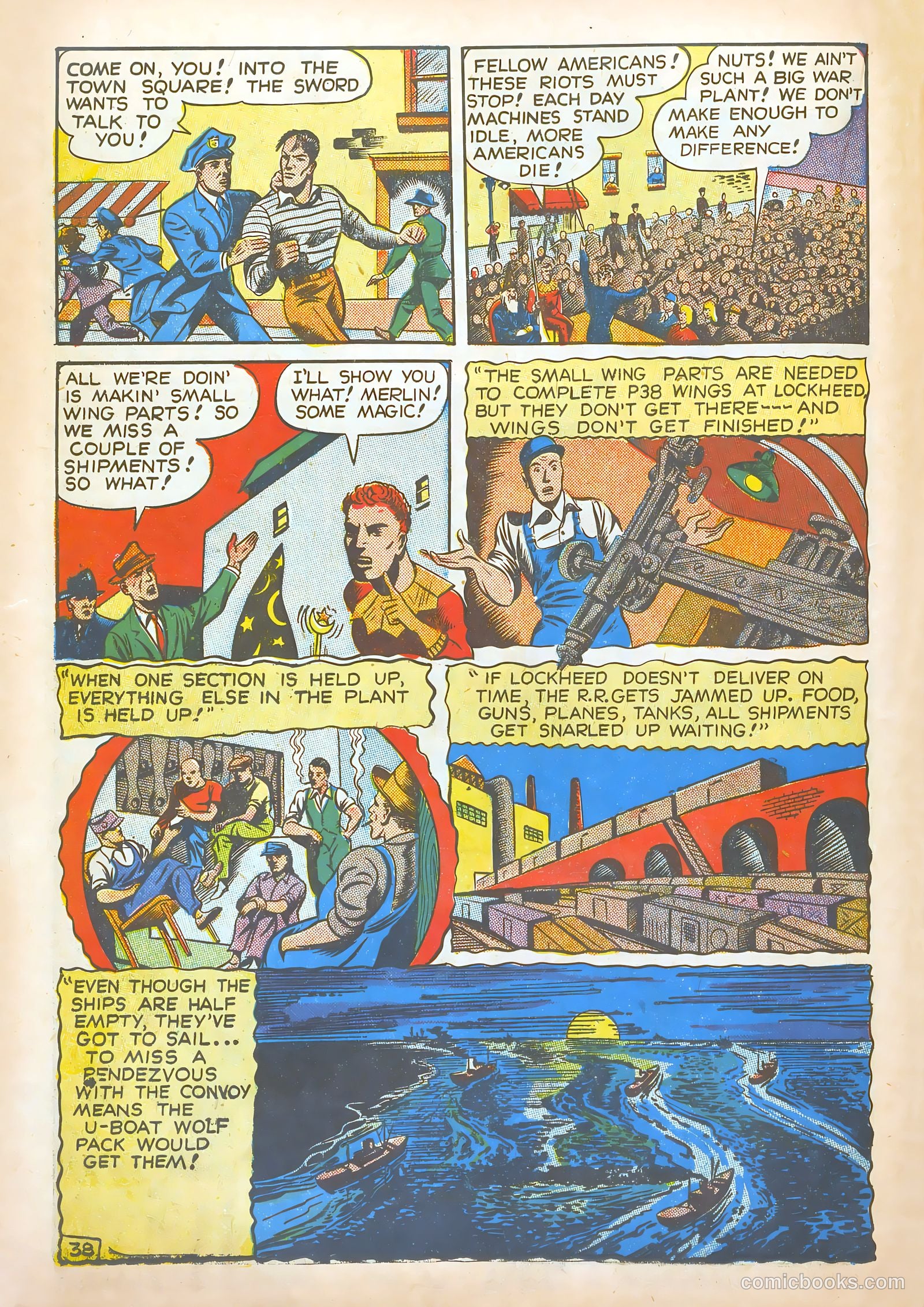Super-Mystery Comics #1 (1948) — page 39 of 58