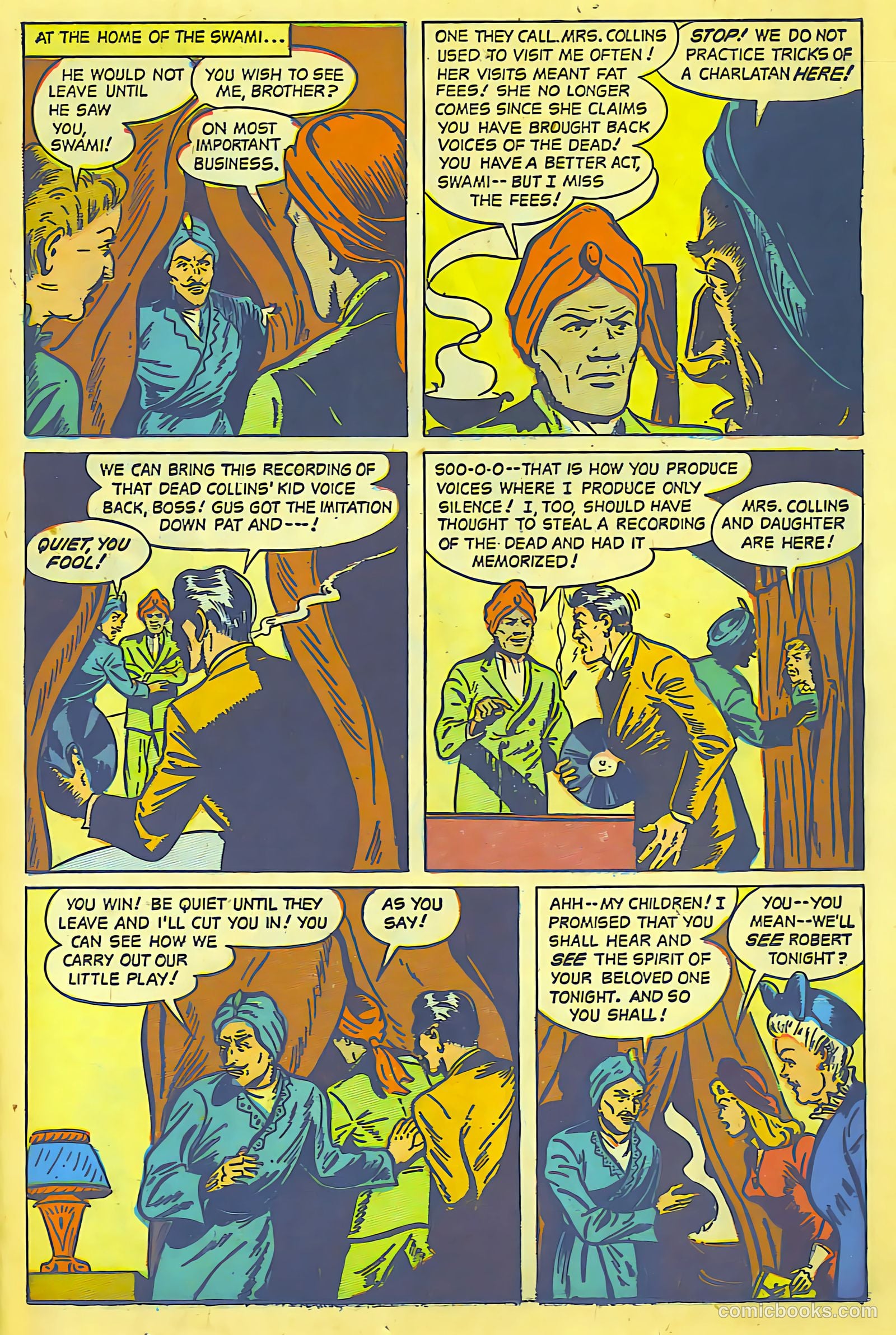 Super-Mystery Comics #3 (1946) — page 6 of 24