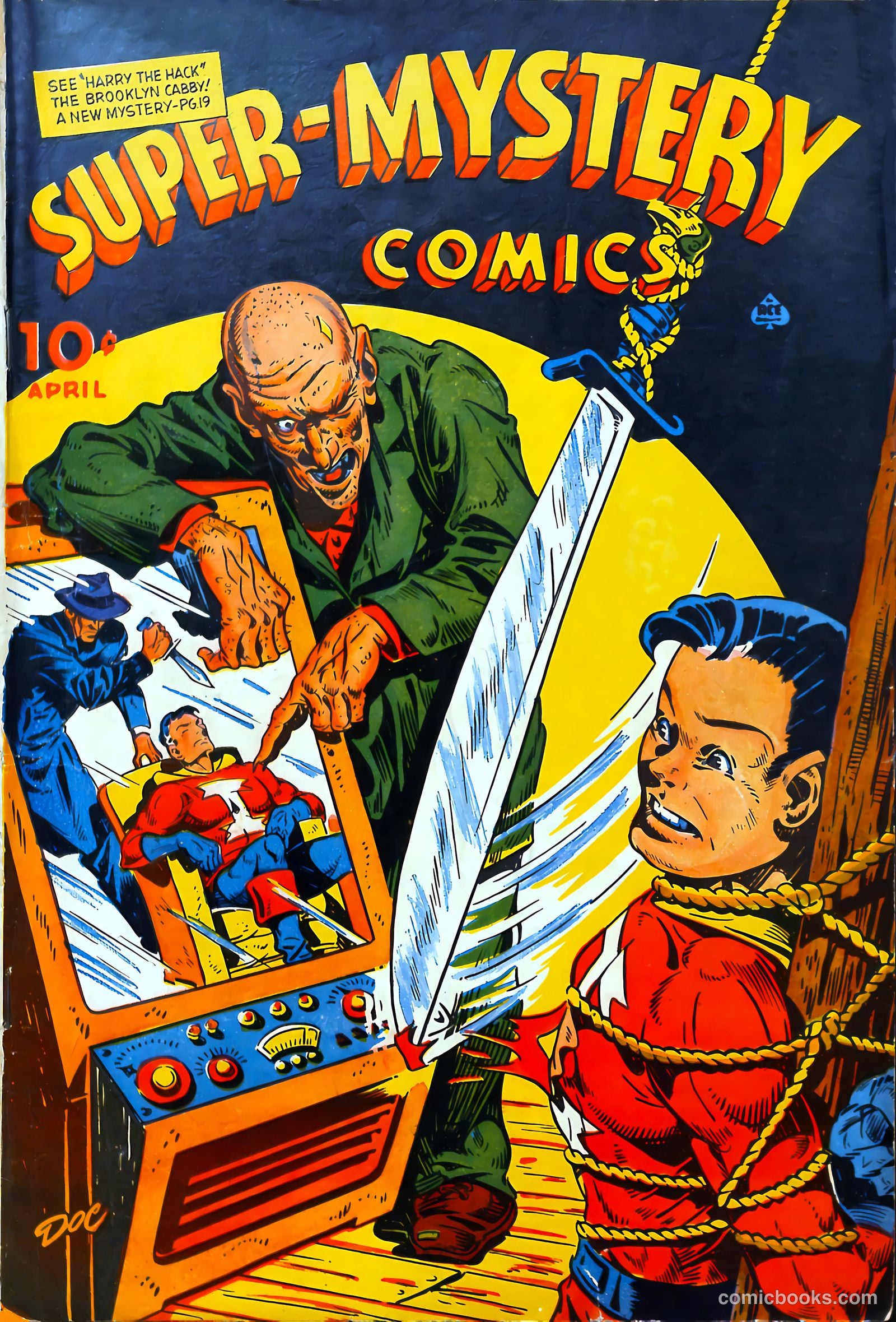 Super-Mystery Comics #5 cover