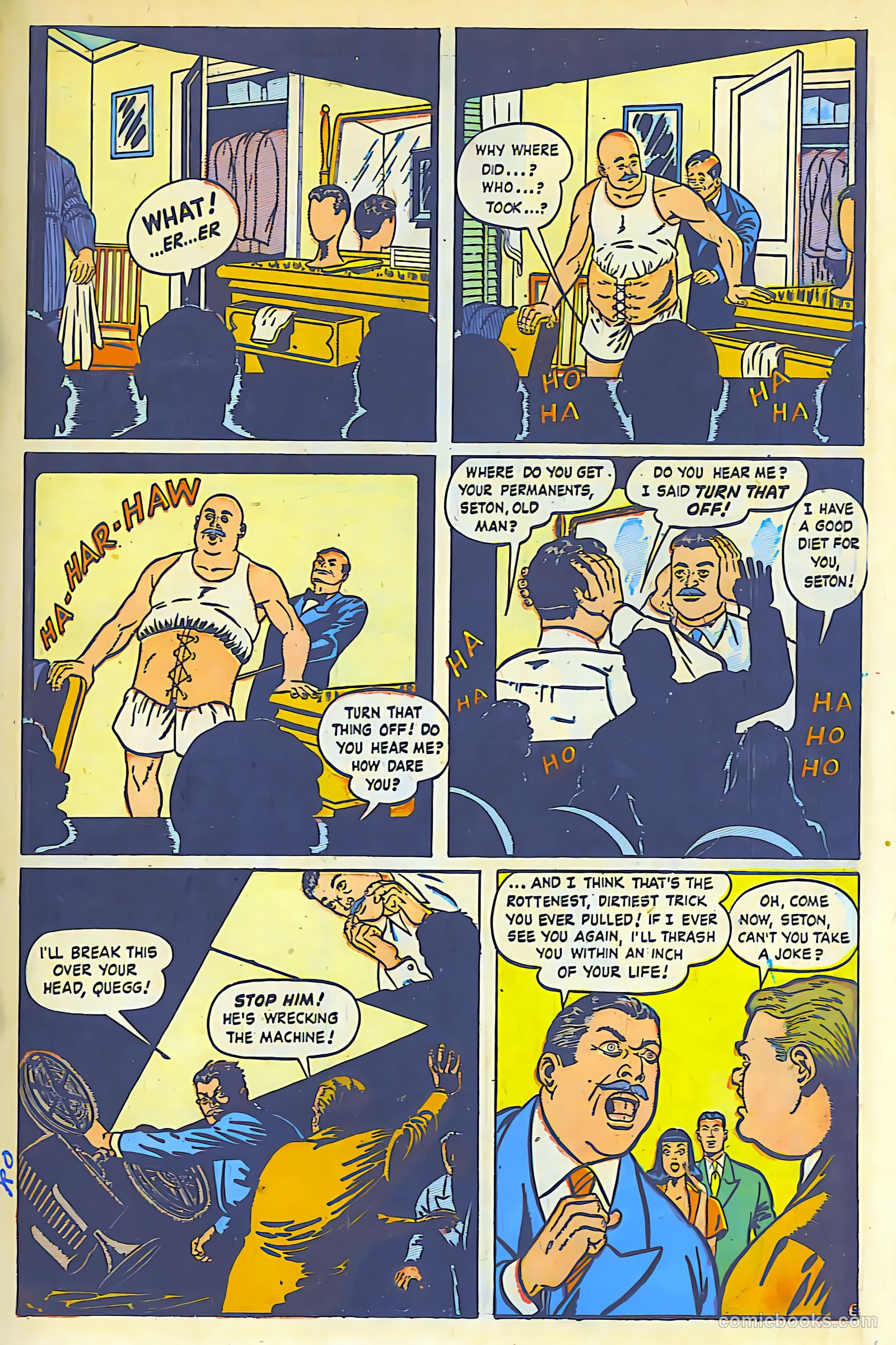 Super-Mystery Comics #5 (1949) — page 18 of 47