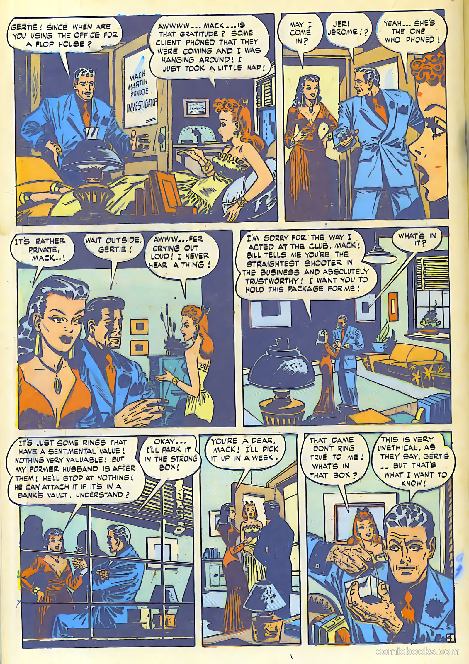 Super-Mystery Comics #5 (1949) — page 27 of 47