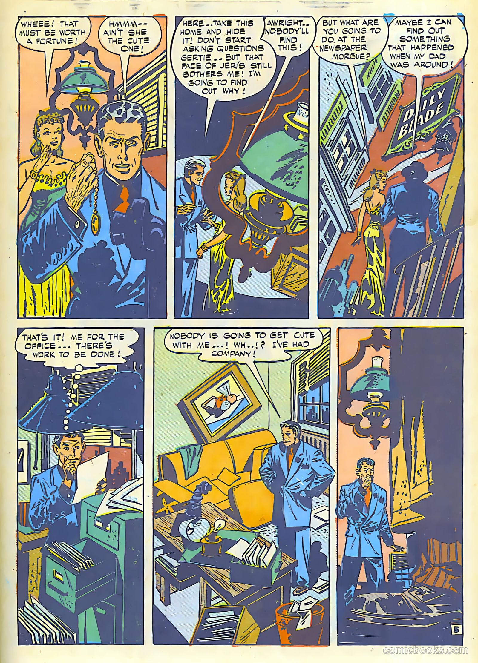 Super-Mystery Comics #5 (1949) — page 28 of 47