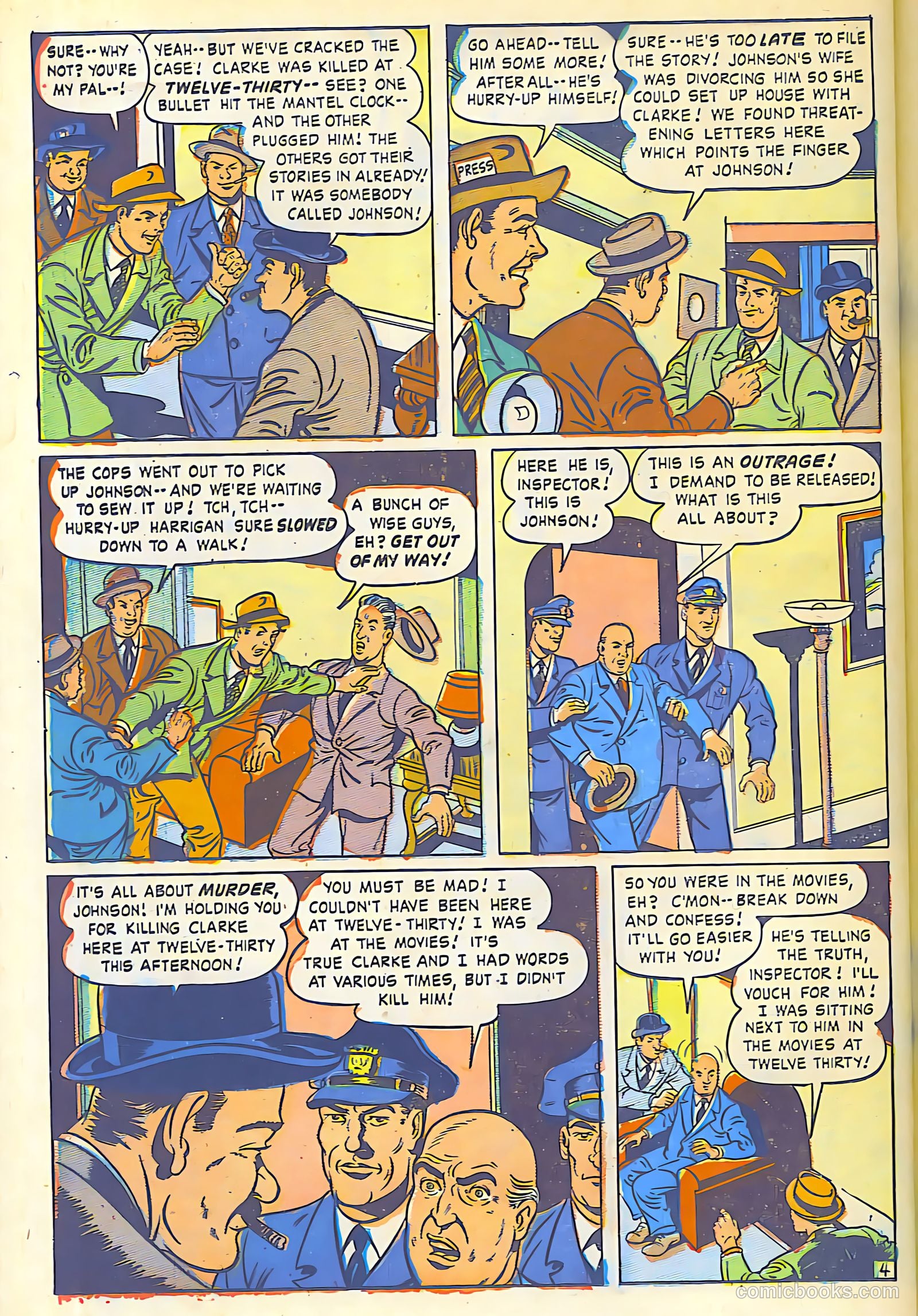 Super-Mystery Comics #5 (1949) — page 35 of 47
