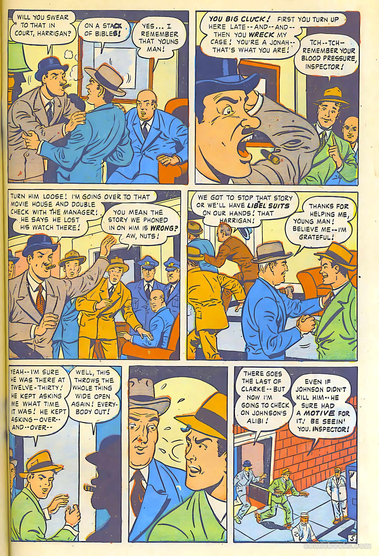Super-Mystery Comics #5 (1949) — page 36 of 47
