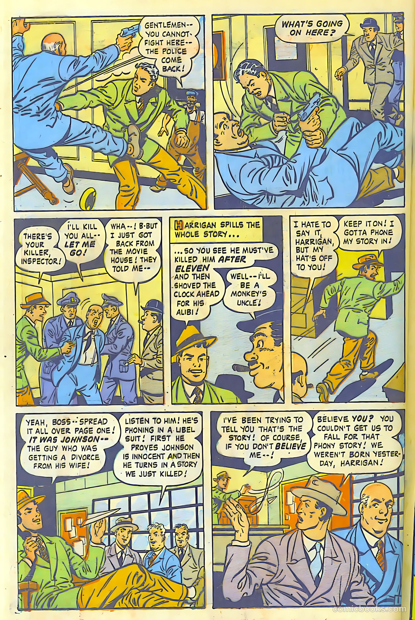 Super-Mystery Comics #5 (1949) — page 39 of 47