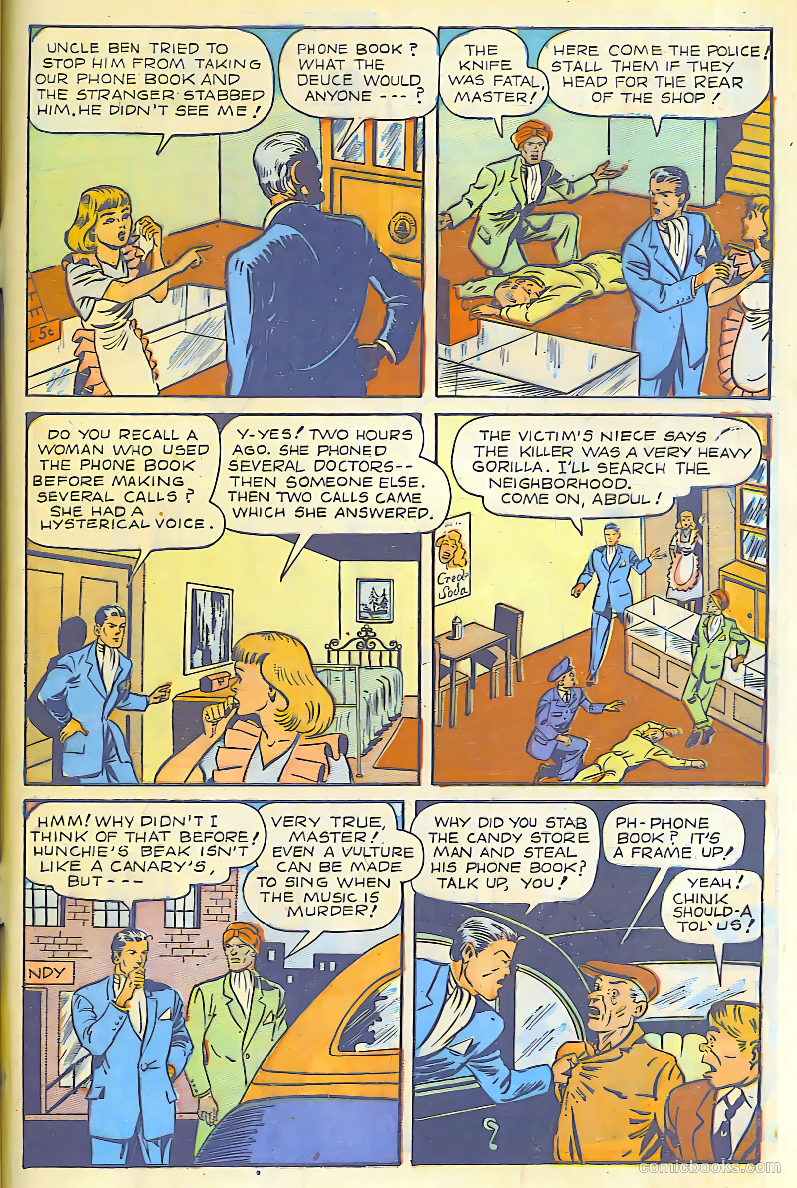 Super-Mystery Comics #5 (1949) — page 44 of 47
