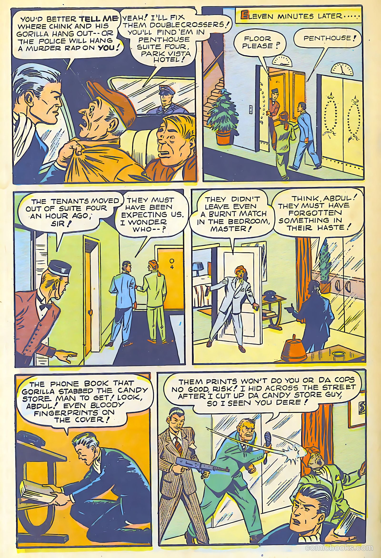 Super-Mystery Comics #5 (1949) — page 45 of 47