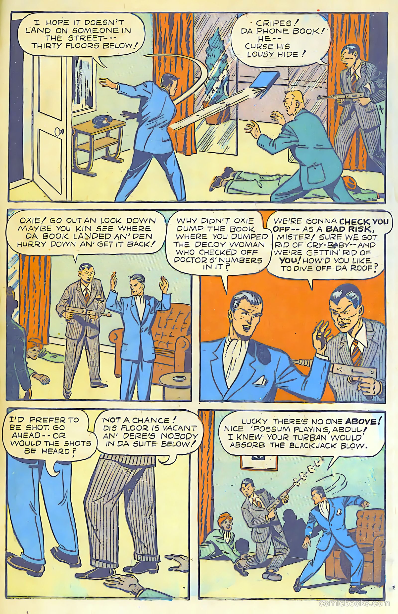 Super-Mystery Comics #5 (1949) — page 46 of 47