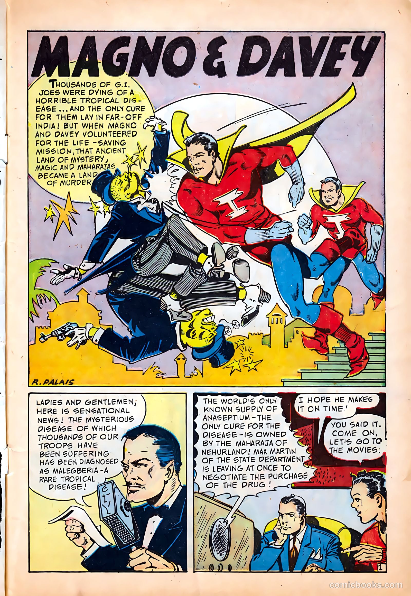 Super-Mystery Comics #6 (1943) — page 3 of 52