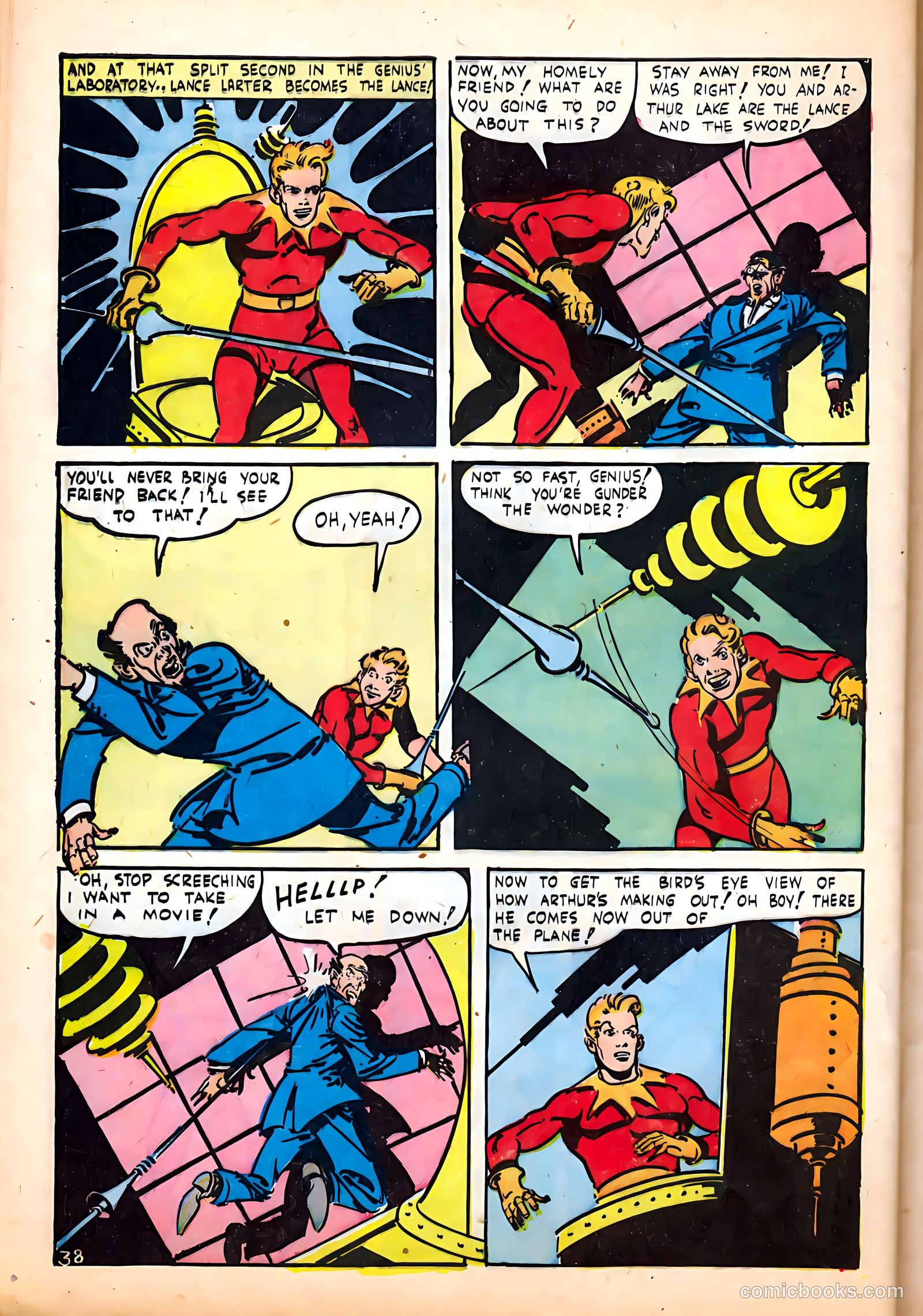 Super-Mystery Comics #6 (1943) — page 40 of 52