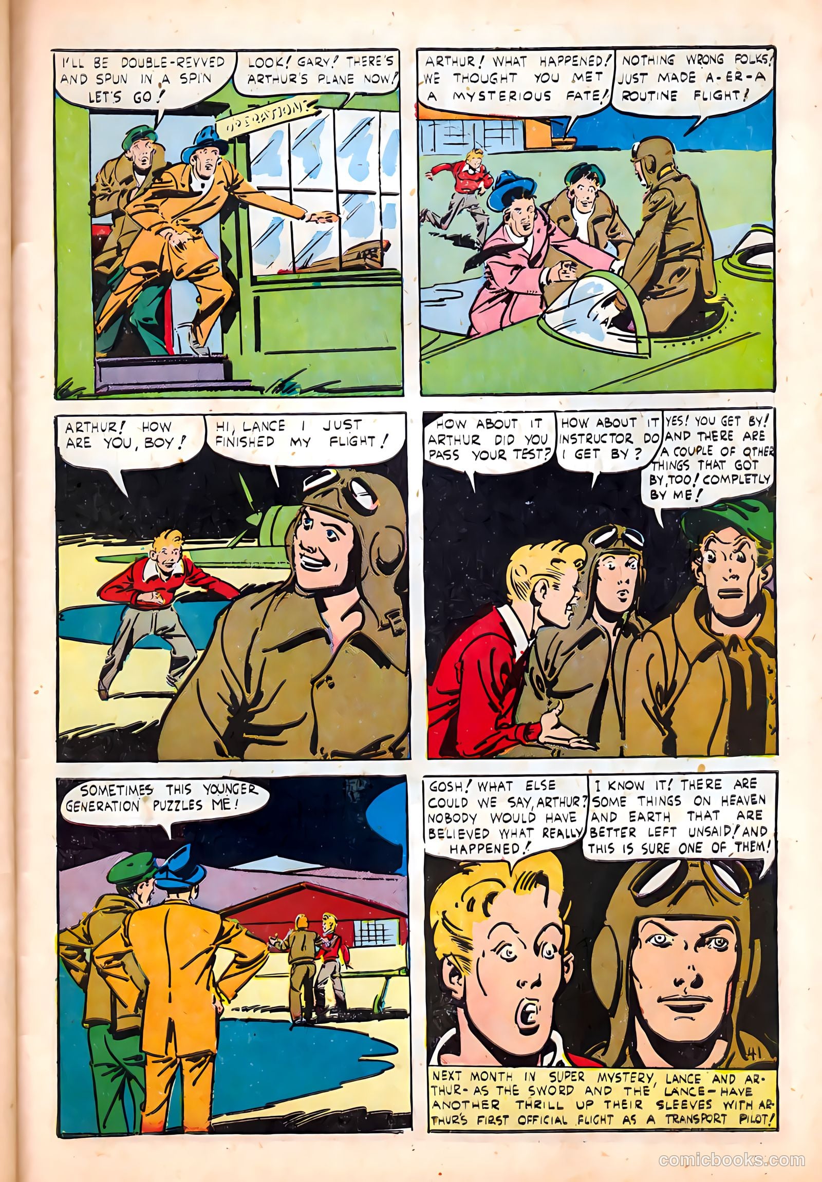 Super-Mystery Comics #6 (1943) — page 43 of 52