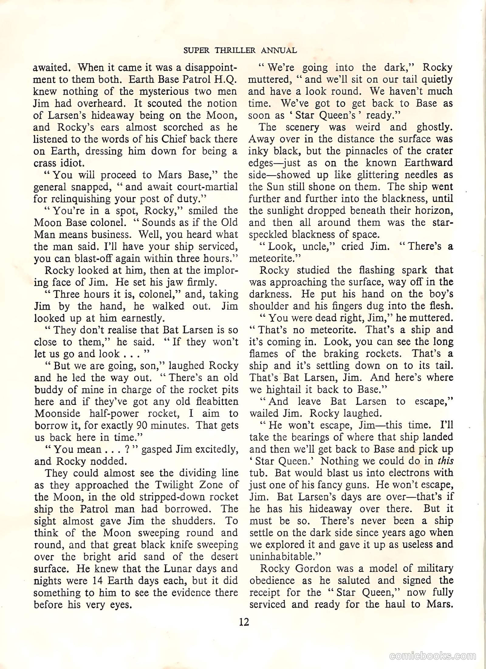 Super Thriller Annual #1957 (1957) — page 12 of 128