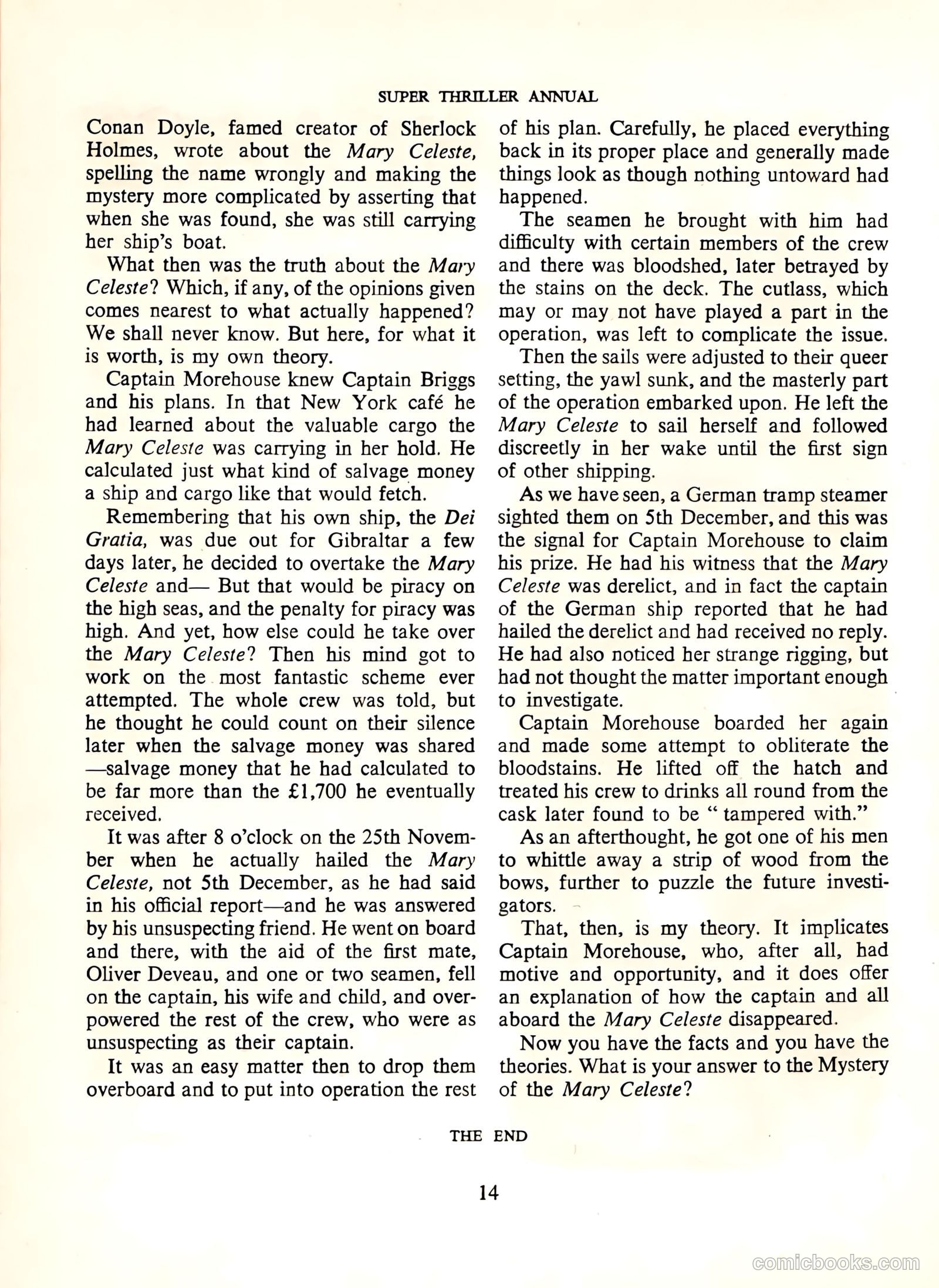 Super Thriller Annual #1958 (1958) — page 14 of 128