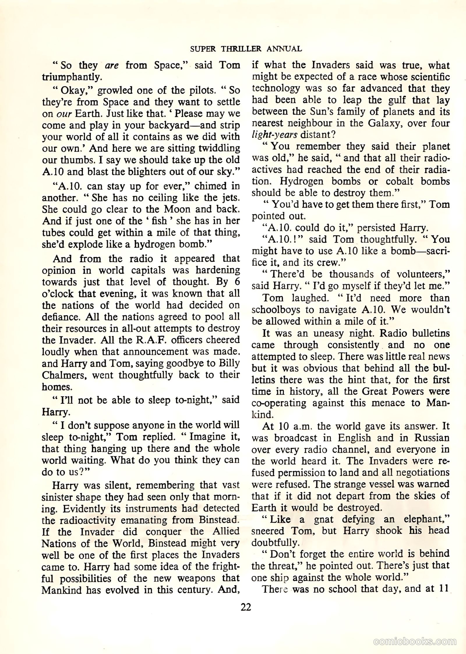 Super Thriller Annual #1958 (1958) — page 22 of 128