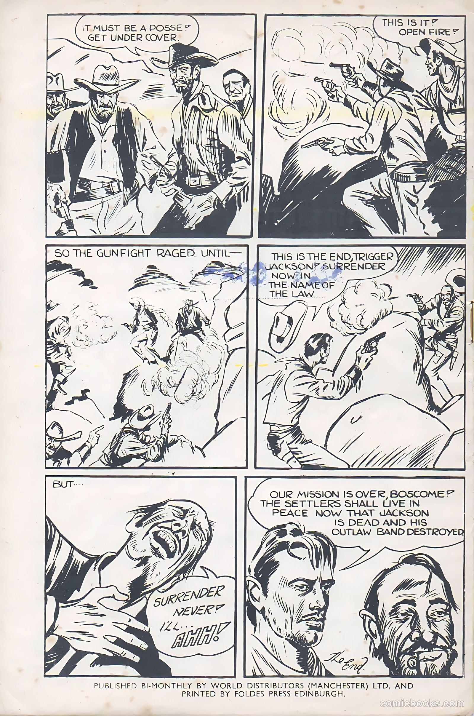 Super Thriller Comic #11 — page 24 of 24