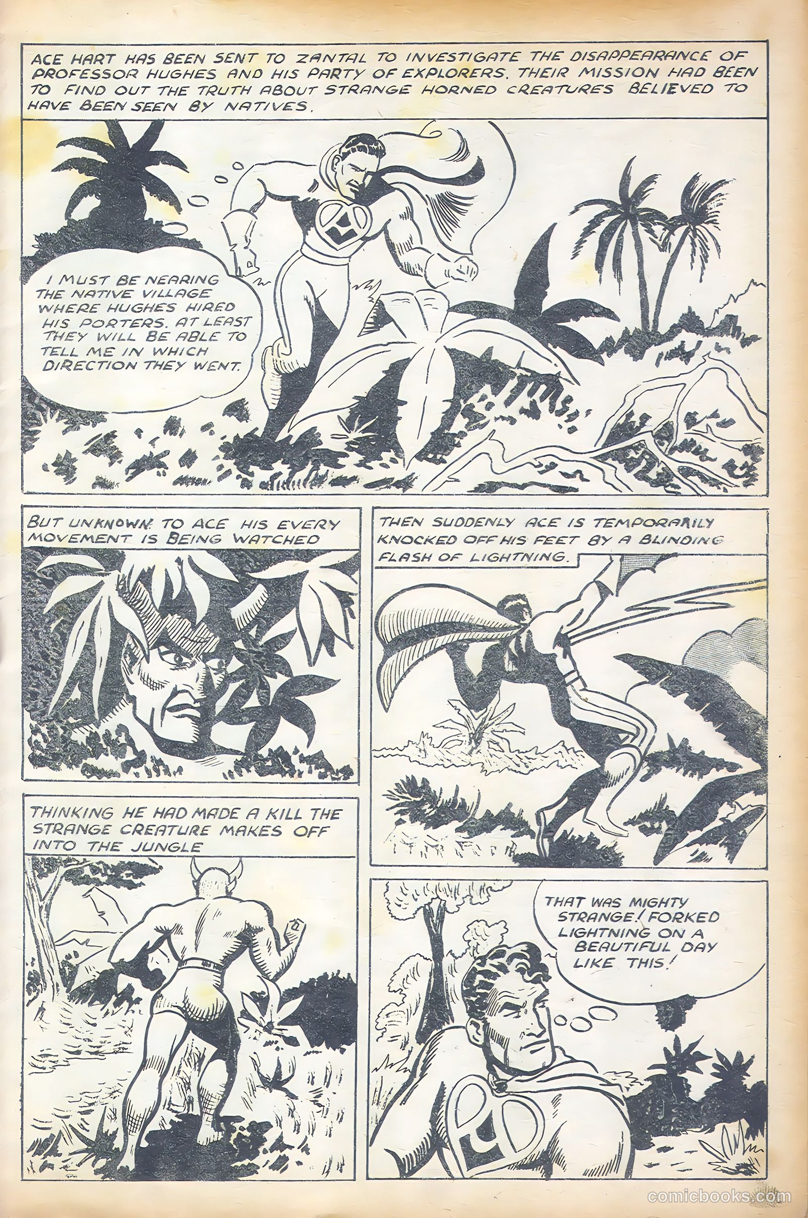 Super Thriller Comic #12 (1948) — page 3 of 24