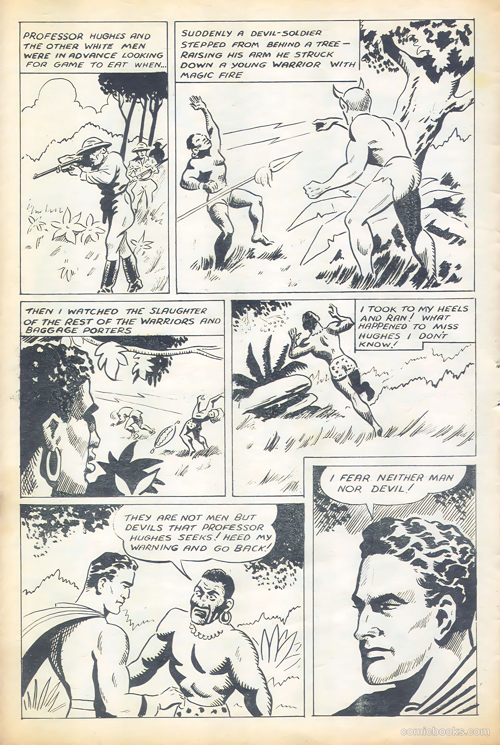 Super Thriller Comic #12 (1948) — page 6 of 24