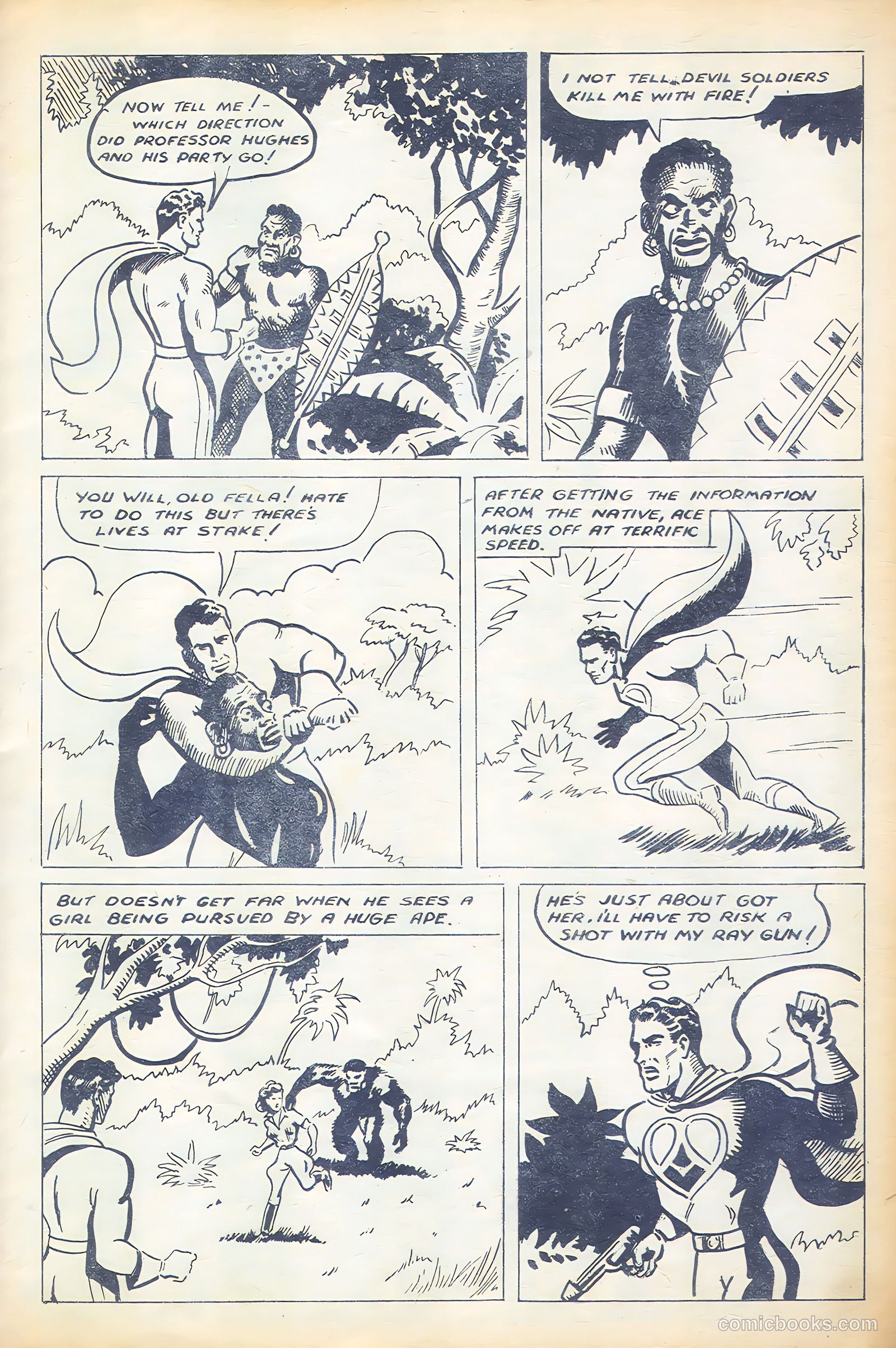 Super Thriller Comic #12 (1948) — page 7 of 24