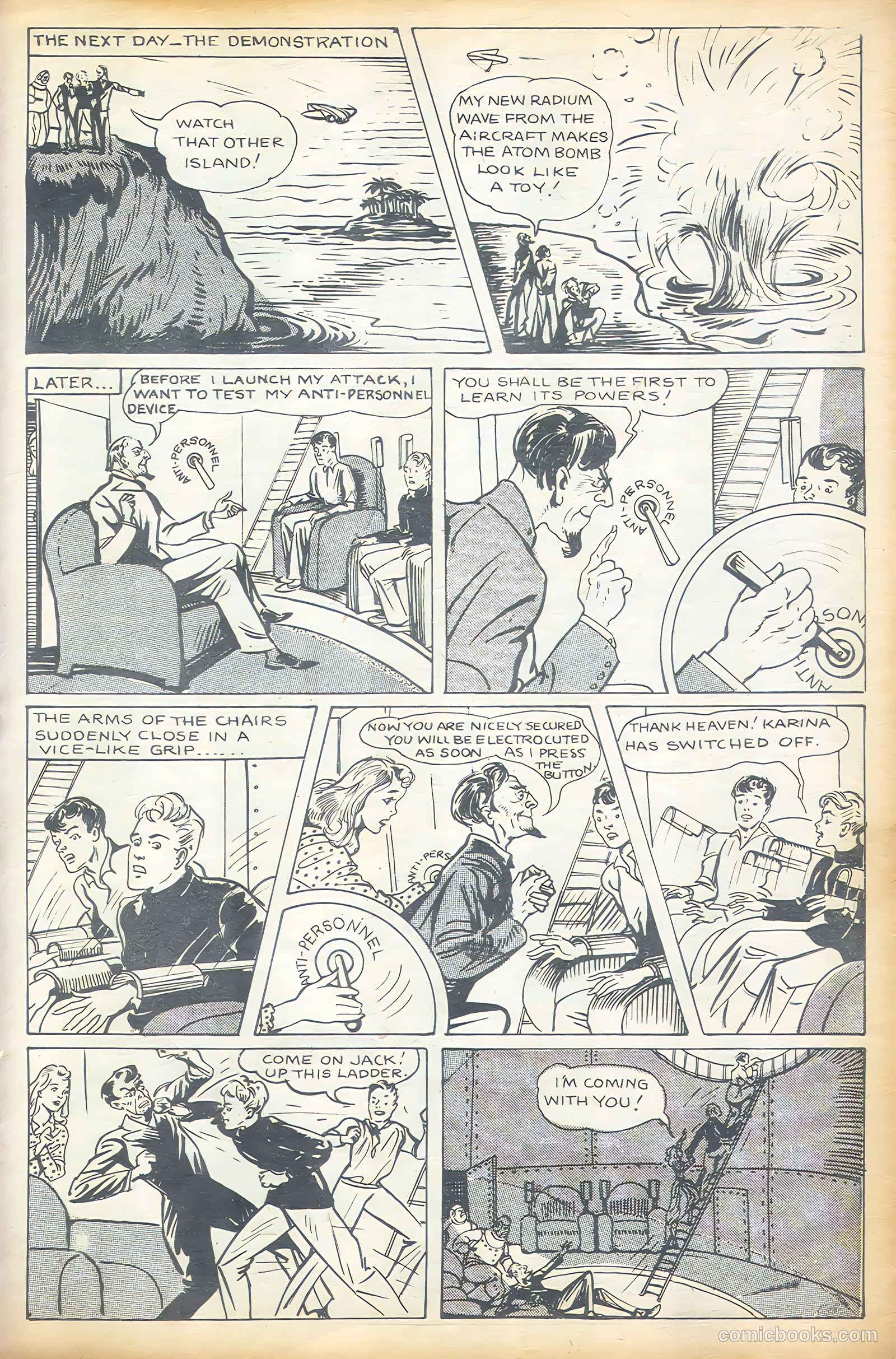Super Thriller Comic #12 (1948) — page 13 of 24