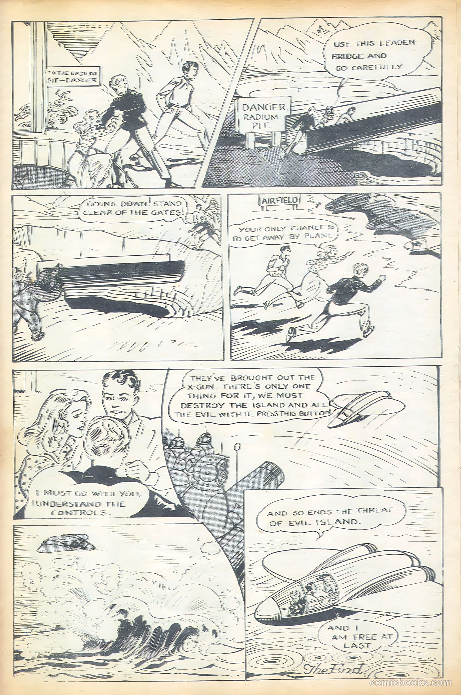 Super Thriller Comic #12 (1948) — page 14 of 24