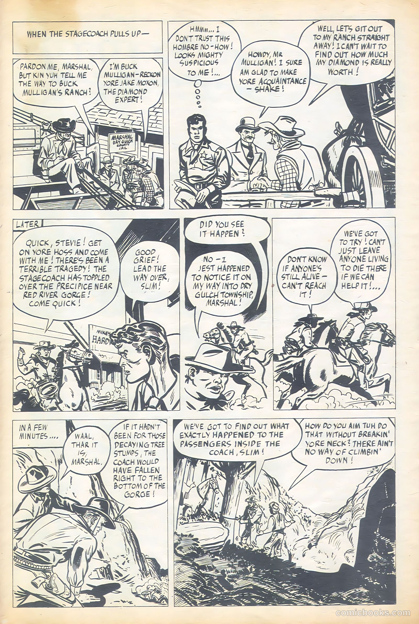 Super Thriller Comic #12 (1948) — page 16 of 24