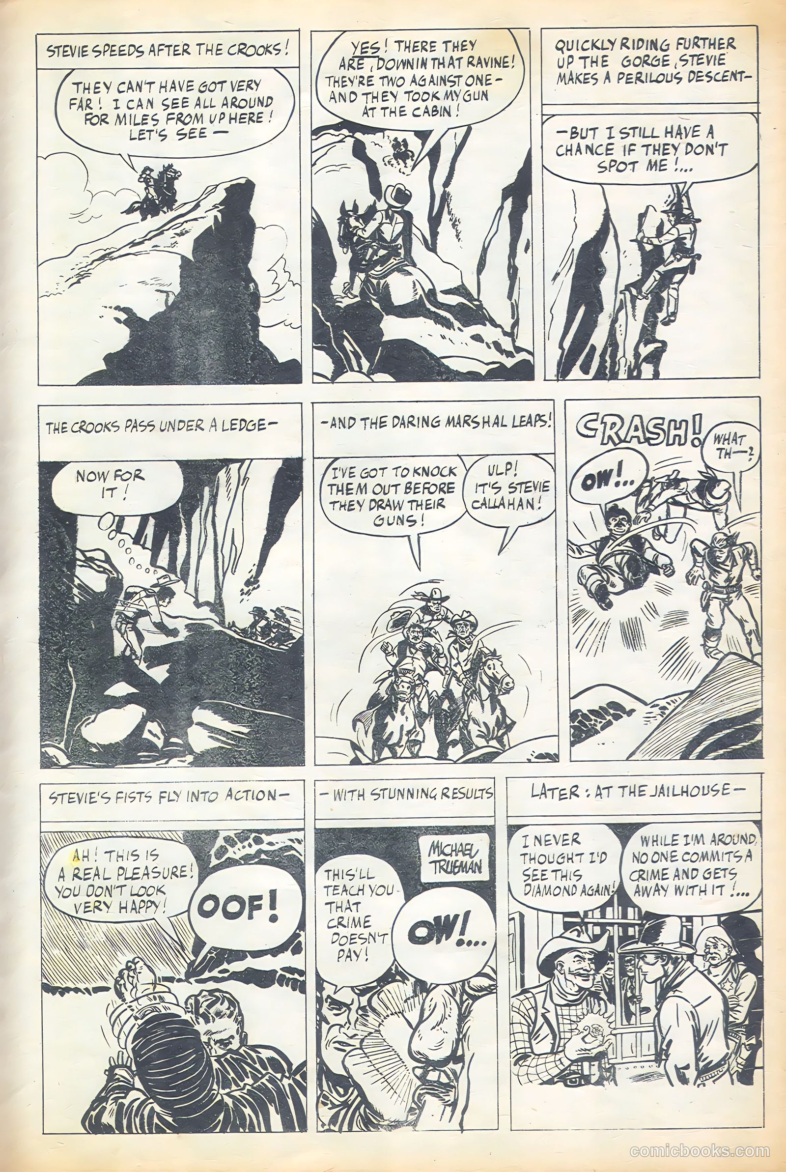 Super Thriller Comic #12 (1948) — page 19 of 24