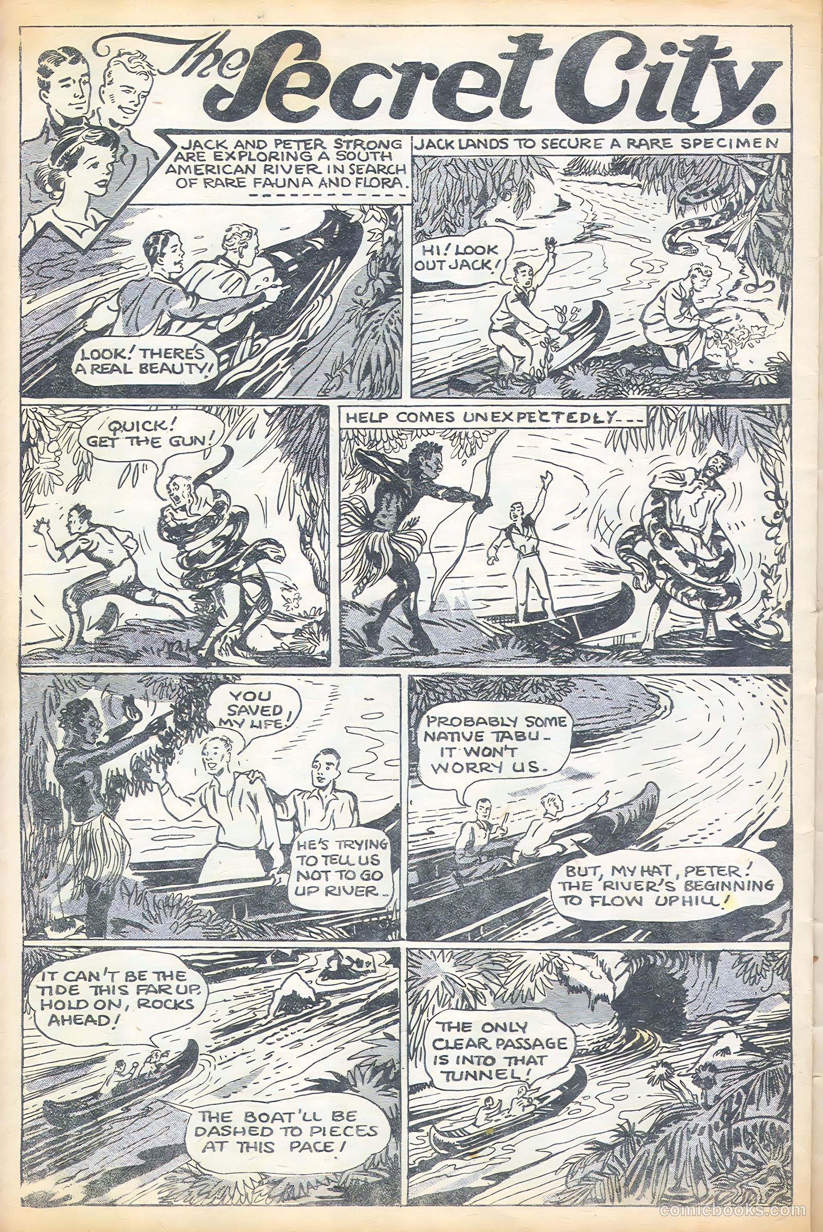 Super Thriller Comic #12 (1948) — page 20 of 24