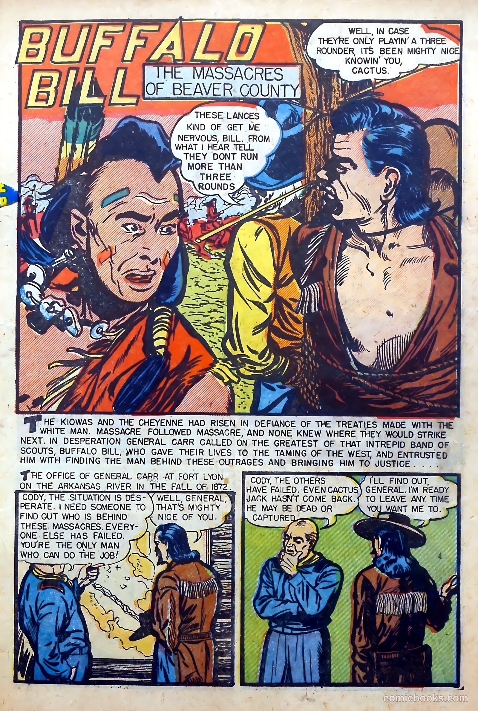 Super Western Comics #1 (1950) — page 3 of 36