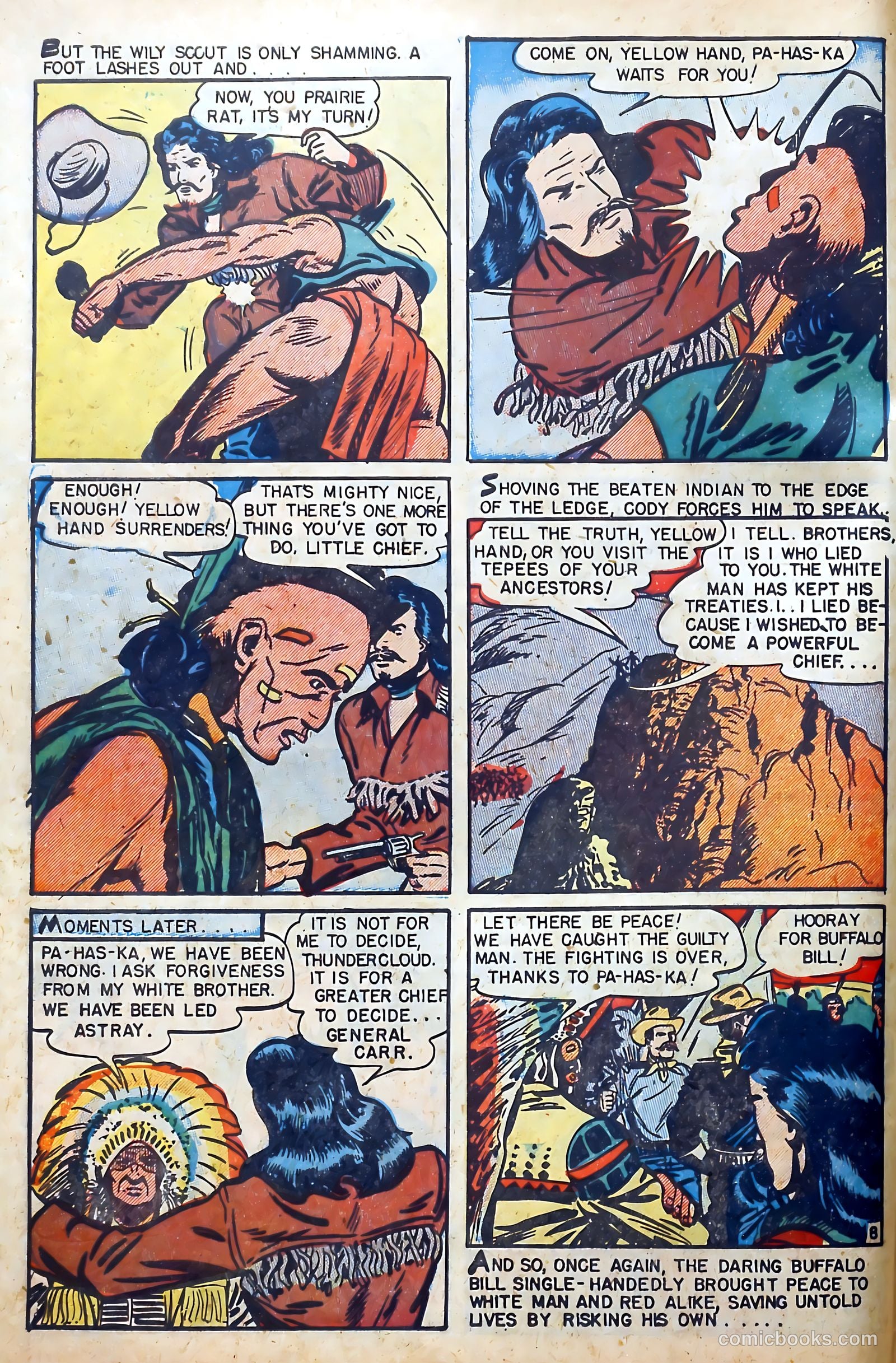 Super Western Comics #1 (1950) — page 10 of 36