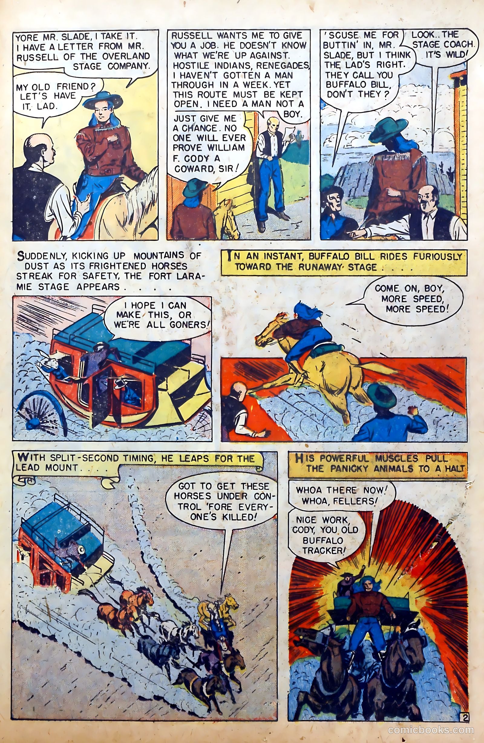 Super Western Comics #1 (1950) — page 21 of 36