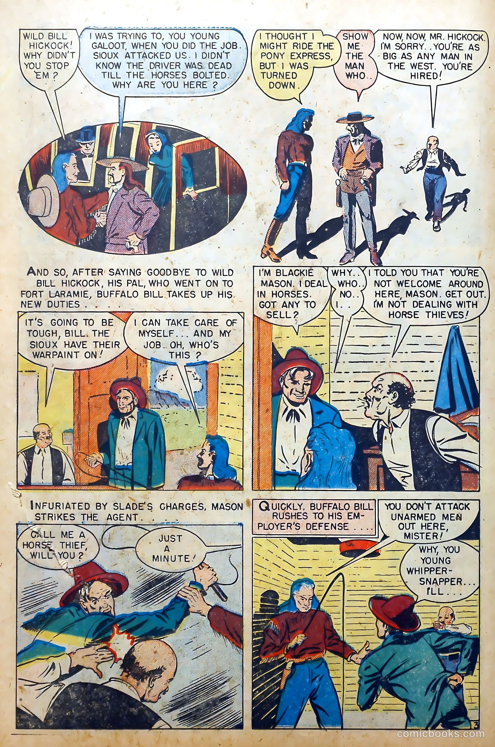 Super Western Comics #1 (1950) — page 22 of 36