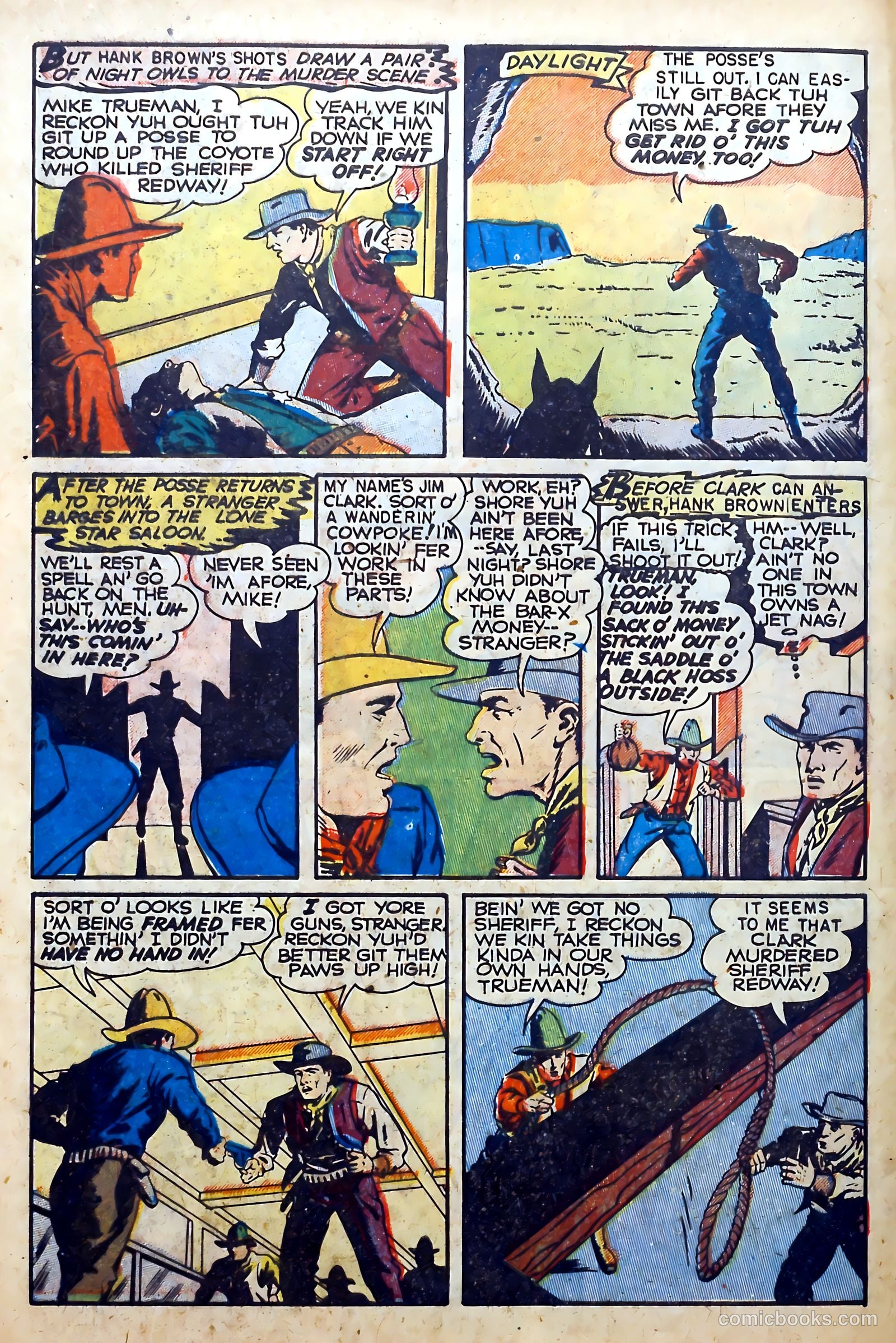 Super Western Comics #1 (1950) — page 28 of 36