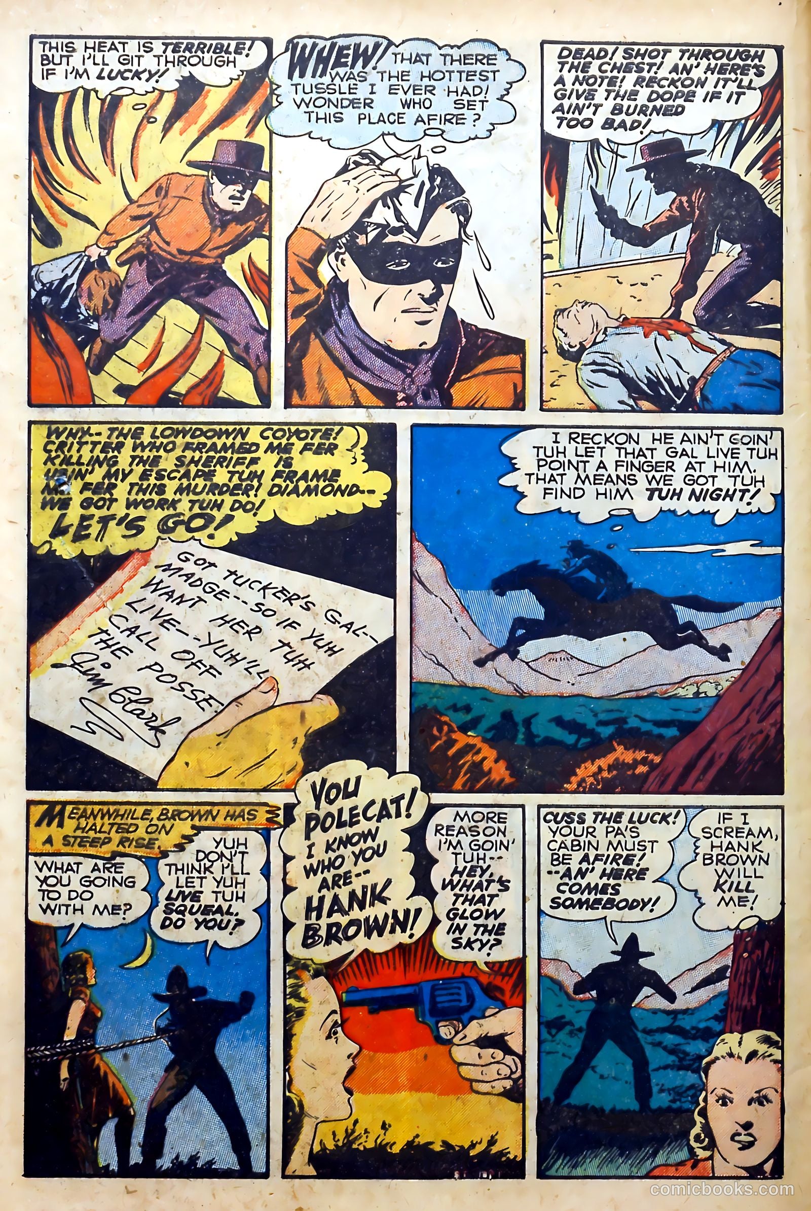 Super Western Comics #1 (1950) — page 32 of 36